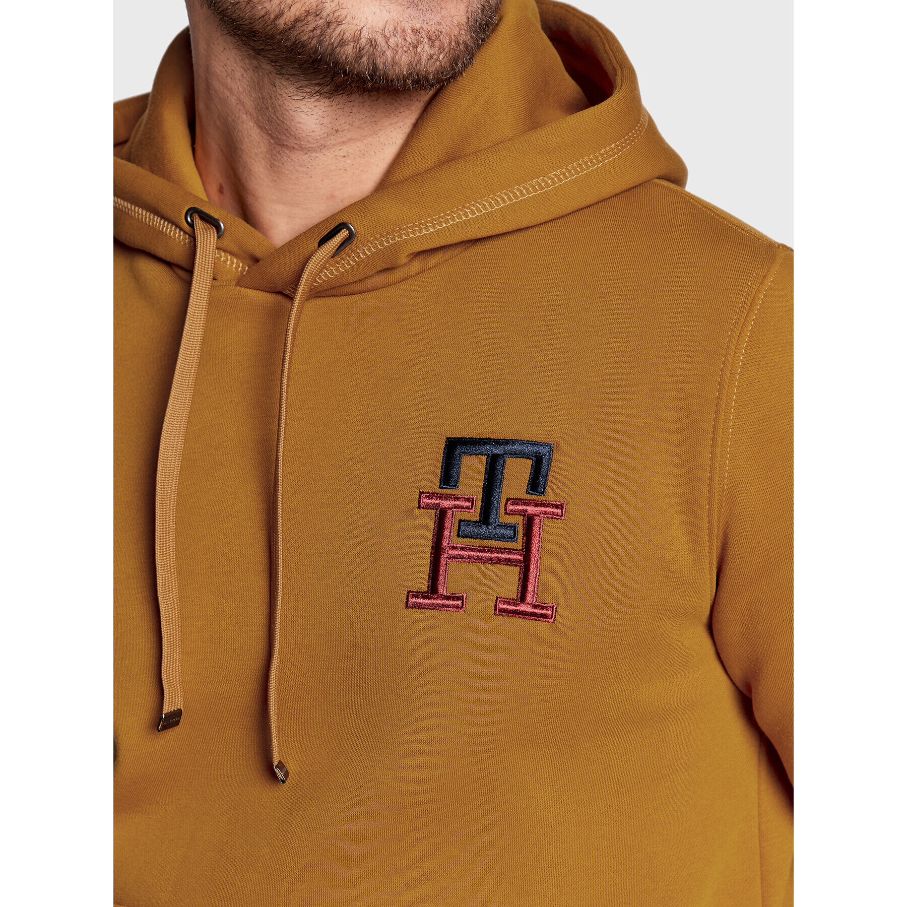 Tommy Hilfiger Суитшърт Essential Monogram MW0MW28677 Жълт Regular Fit - Pepit.bg