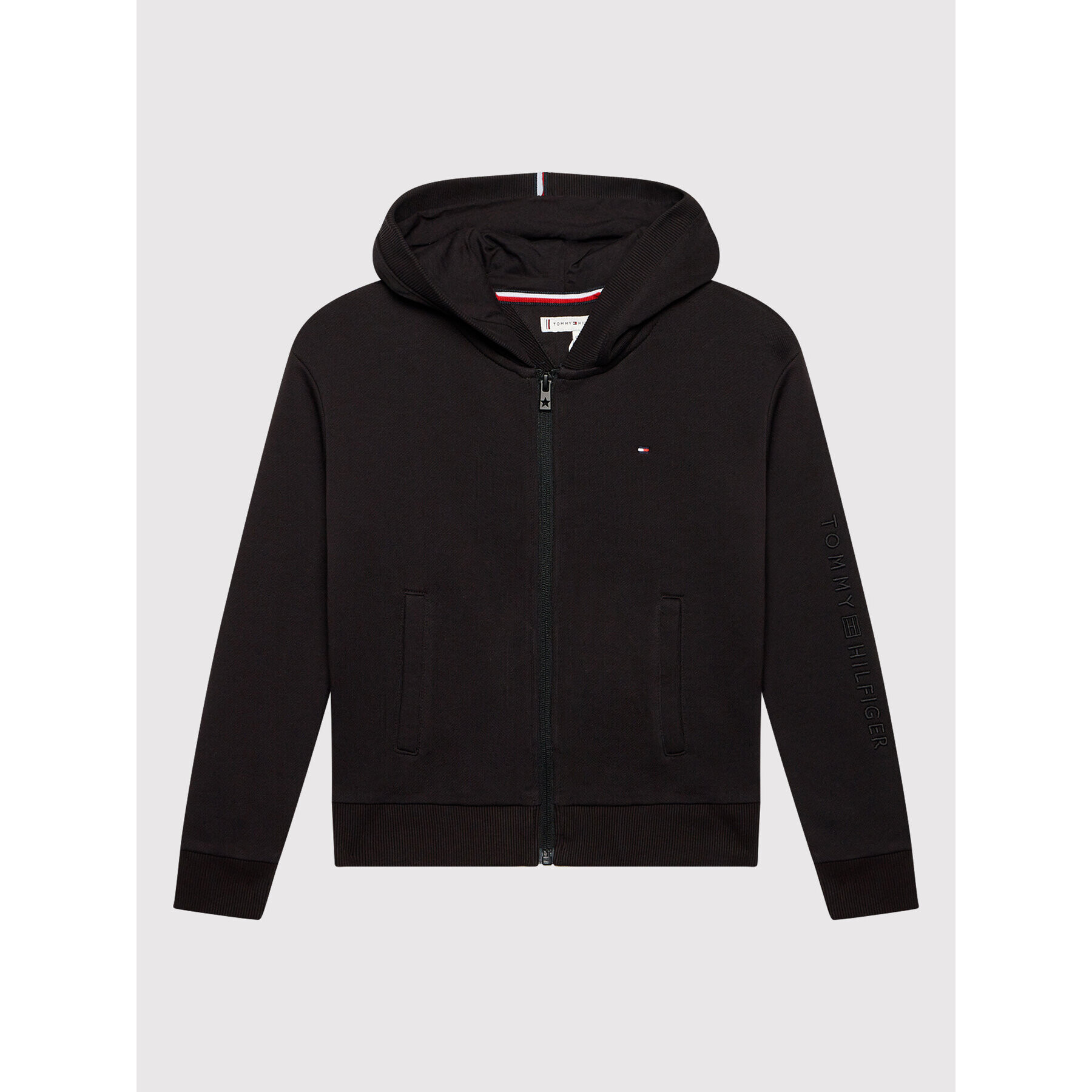Tommy Hilfiger Суитшърт Essentials KG0KG06318 D Черен Regular Fit - Pepit.bg