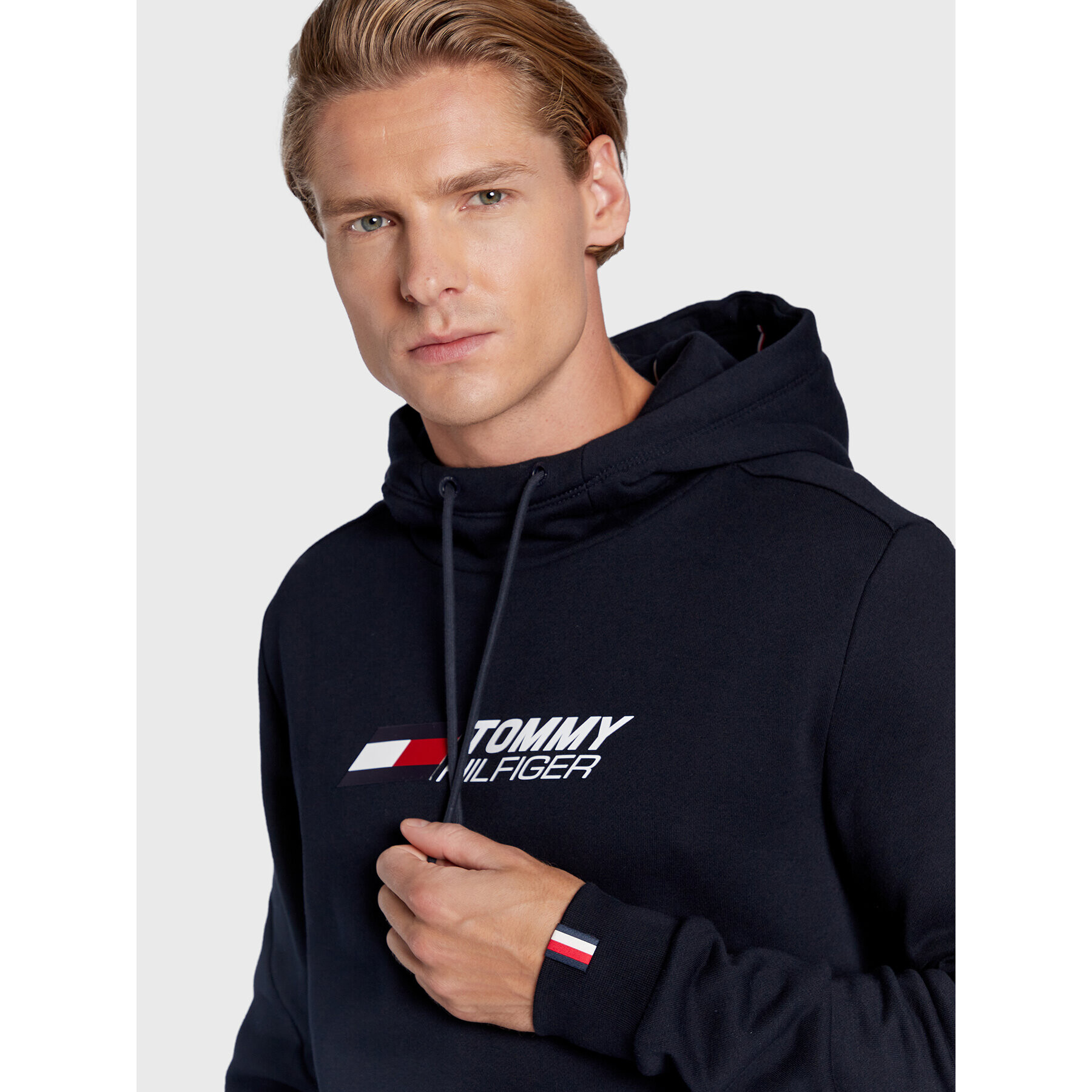 Tommy Hilfiger Суитшърт Essentials MW0MW27926 Тъмносин Regular Fit - Pepit.bg