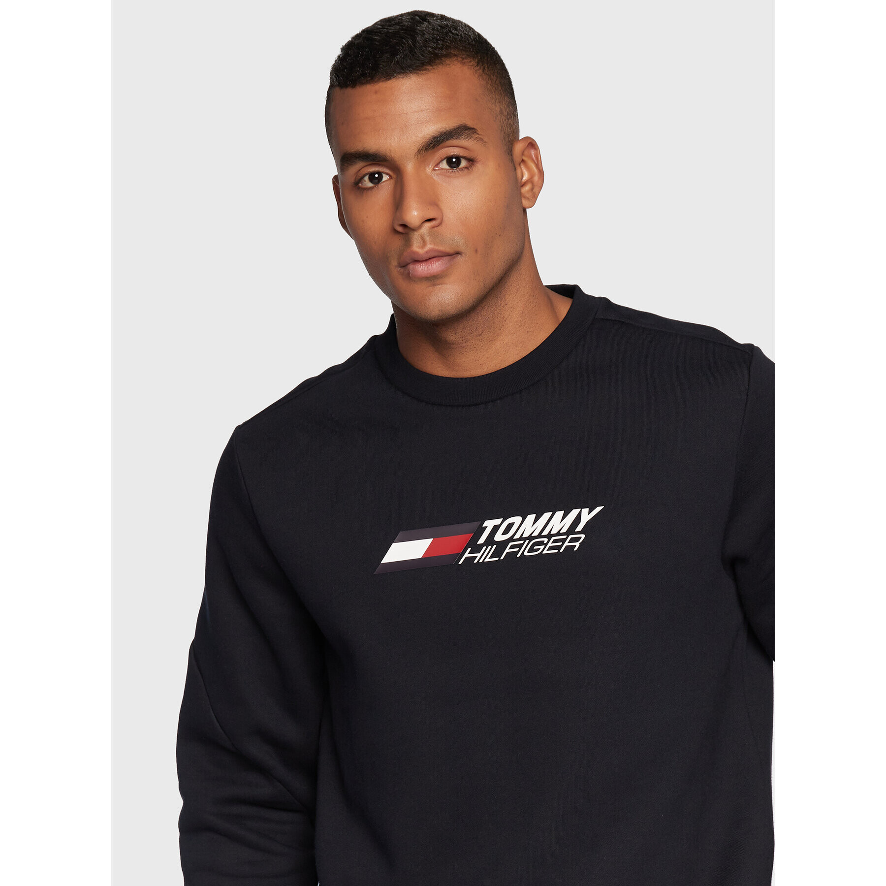 Tommy Hilfiger Суитшърт Essentials MW0MW27928 Тъмносин Regular Fit - Pepit.bg