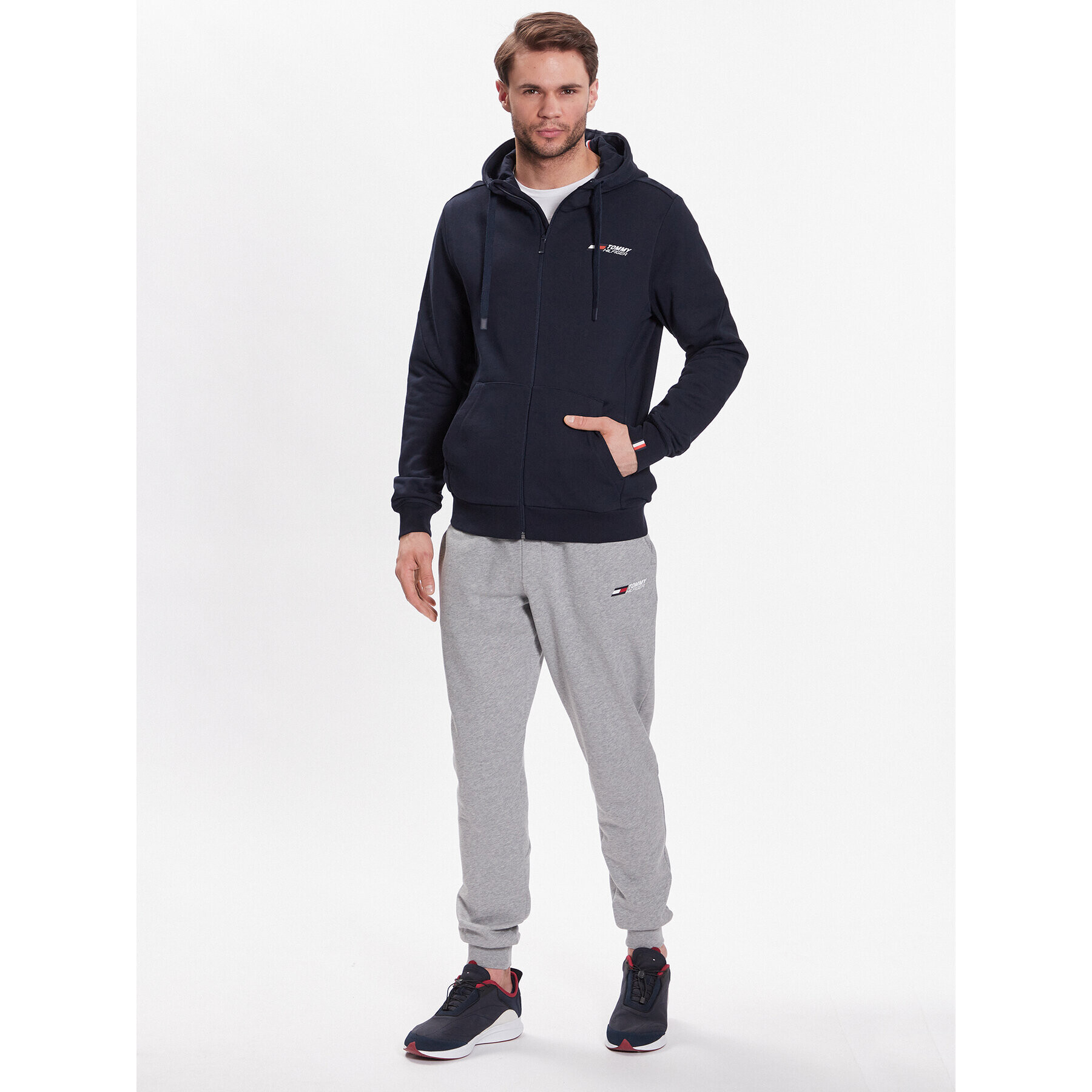 Tommy Hilfiger Суитшърт Essentials MW0MW30383 Тъмносин Regular Fit - Pepit.bg