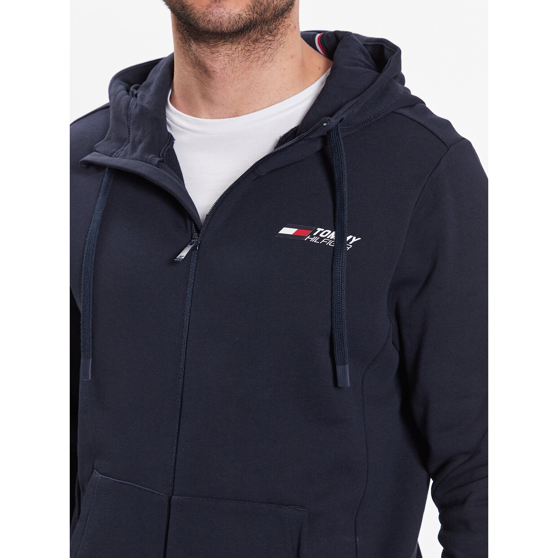Tommy Hilfiger Суитшърт Essentials MW0MW30383 Тъмносин Regular Fit - Pepit.bg