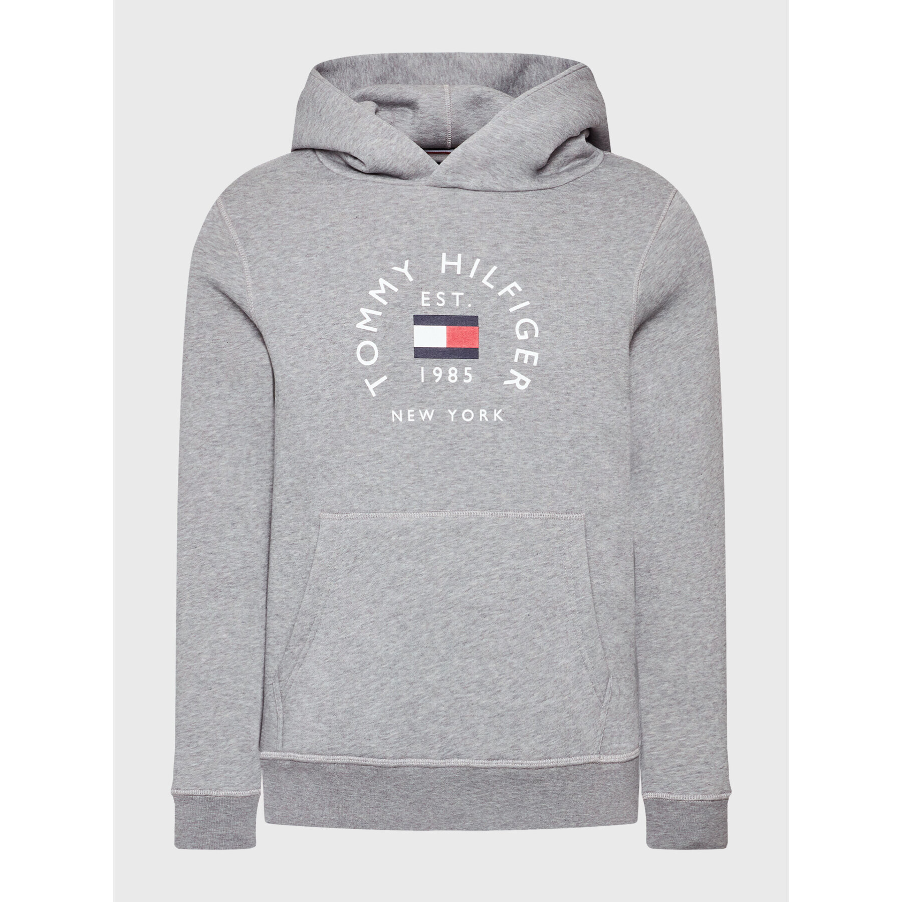 Tommy Hilfiger Суитшърт Flag Arch MW0MW27842 Сив Regular Fit - Pepit.bg