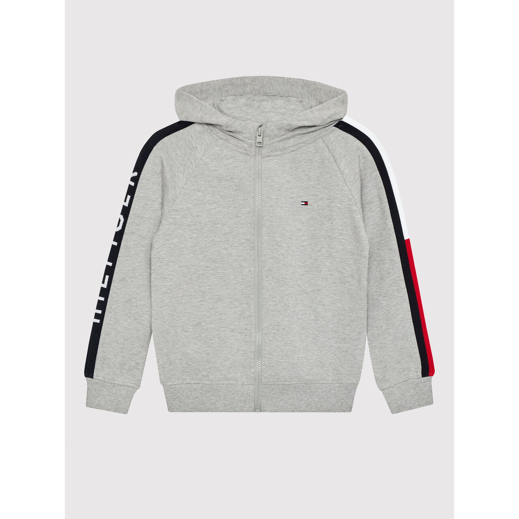 Tommy Hilfiger Суитшърт Flag KB0KB07651 Сив Regular Fit - Pepit.bg