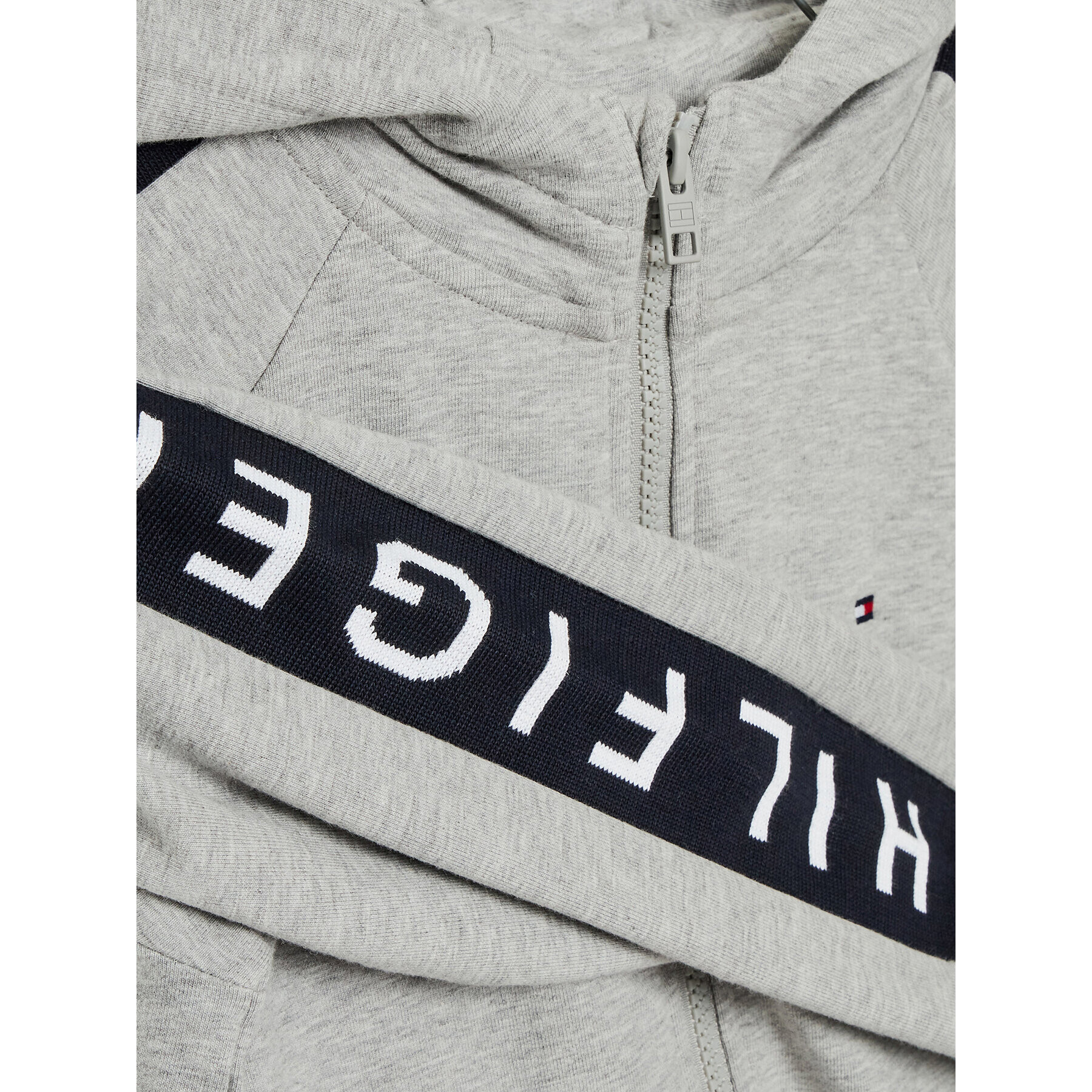 Tommy Hilfiger Суитшърт Flag KB0KB07651 Сив Regular Fit - Pepit.bg