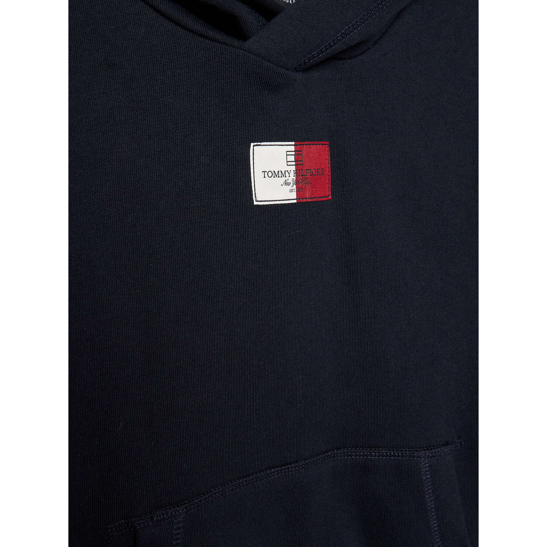 Tommy Hilfiger Суитшърт Flag Label KB0KB07894 M Тъмносин Regular Fit - Pepit.bg