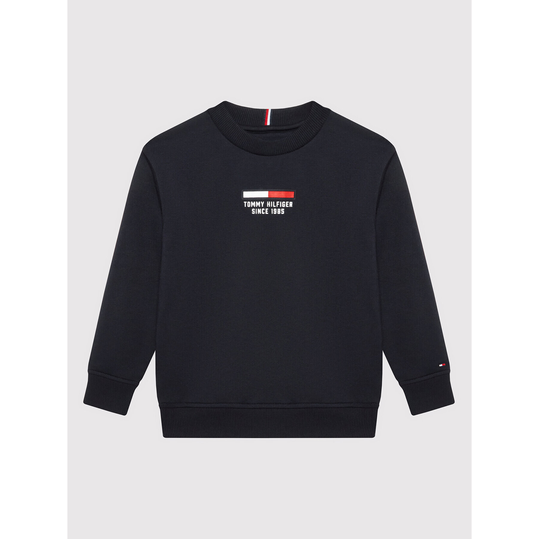 Tommy Hilfiger Суитшърт Flag Logo KB0KB07603 Тъмносин Regular Fit - Pepit.bg