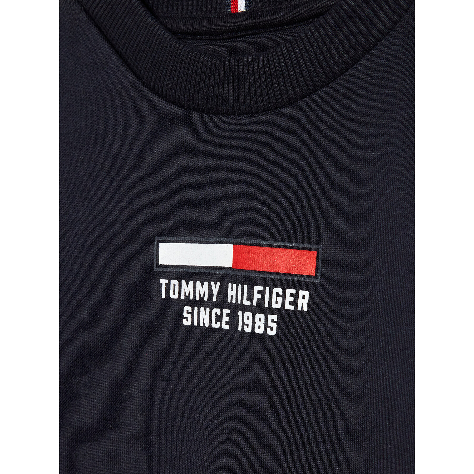 Tommy Hilfiger Суитшърт Flag Logo KB0KB07603 Тъмносин Regular Fit - Pepit.bg