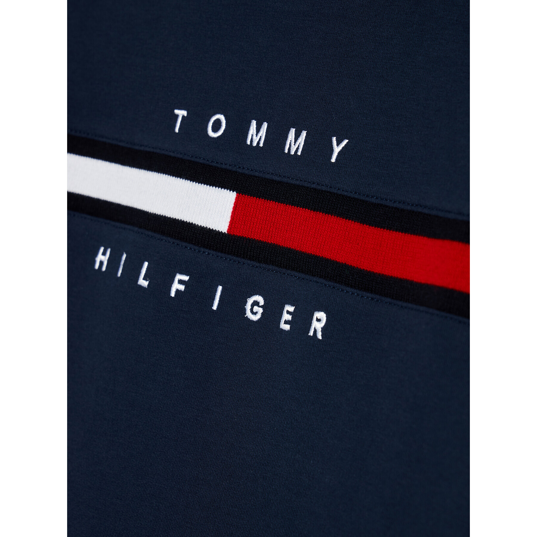 Tommy Hilfiger Суитшърт Flag Rib Insert KB0KB06568 D Тъмносин Regular Fit - Pepit.bg