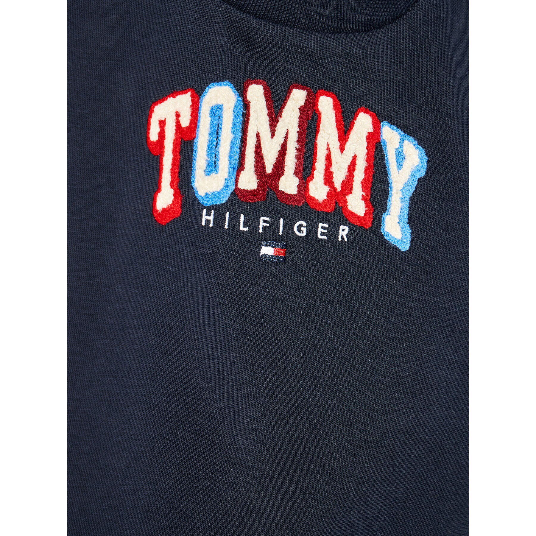 Tommy Hilfiger Суитшърт Fun Varsity KB0KB07785 Тъмносин Regular Fit - Pepit.bg