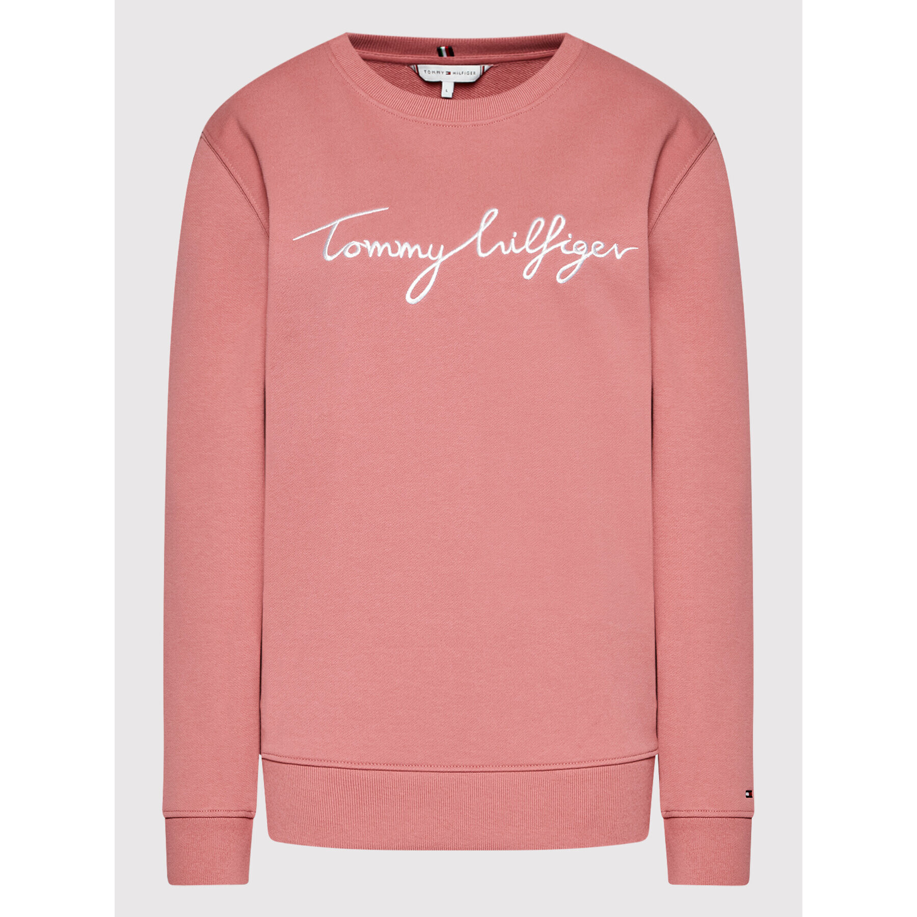 Tommy Hilfiger Суитшърт Graphic C-Nk WW0WW30659 Розов Regular Fit - Pepit.bg