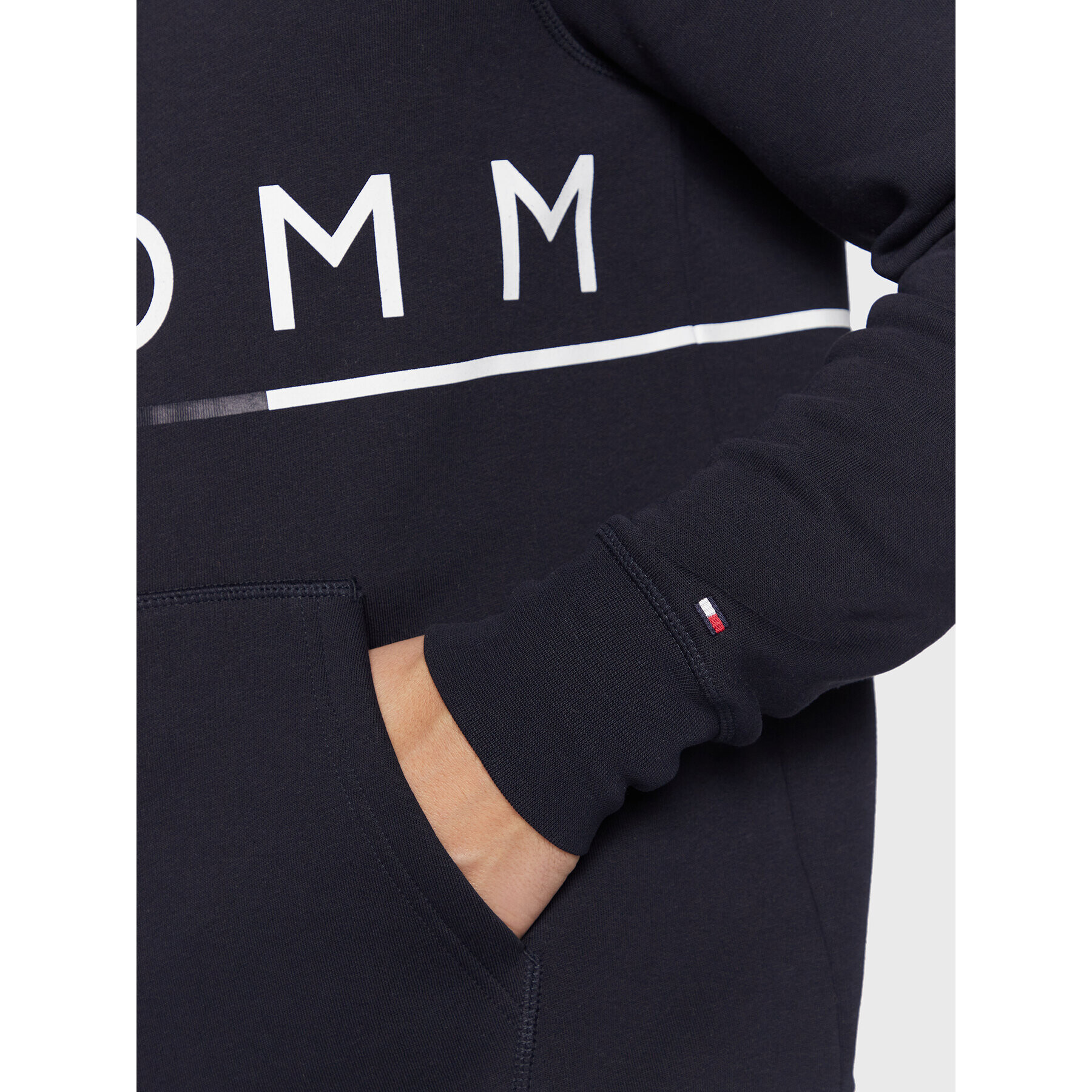 Tommy Hilfiger Суитшърт Graphic Off Placement MW0MW28760 Тъмносин Regular Fit - Pepit.bg