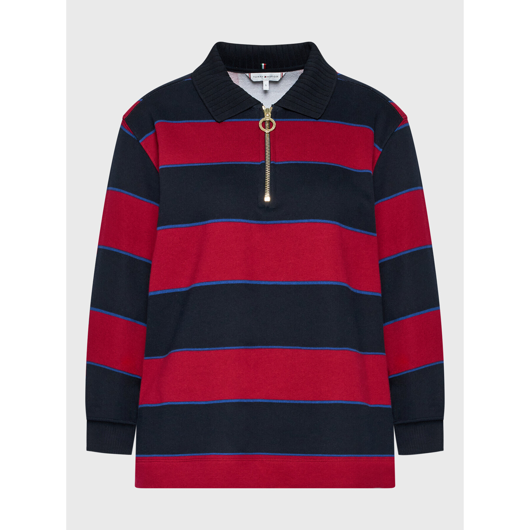 Tommy Hilfiger Суитшърт Half Zip Rugby WW0WW34698 Цветен Relaxed Fit - Pepit.bg