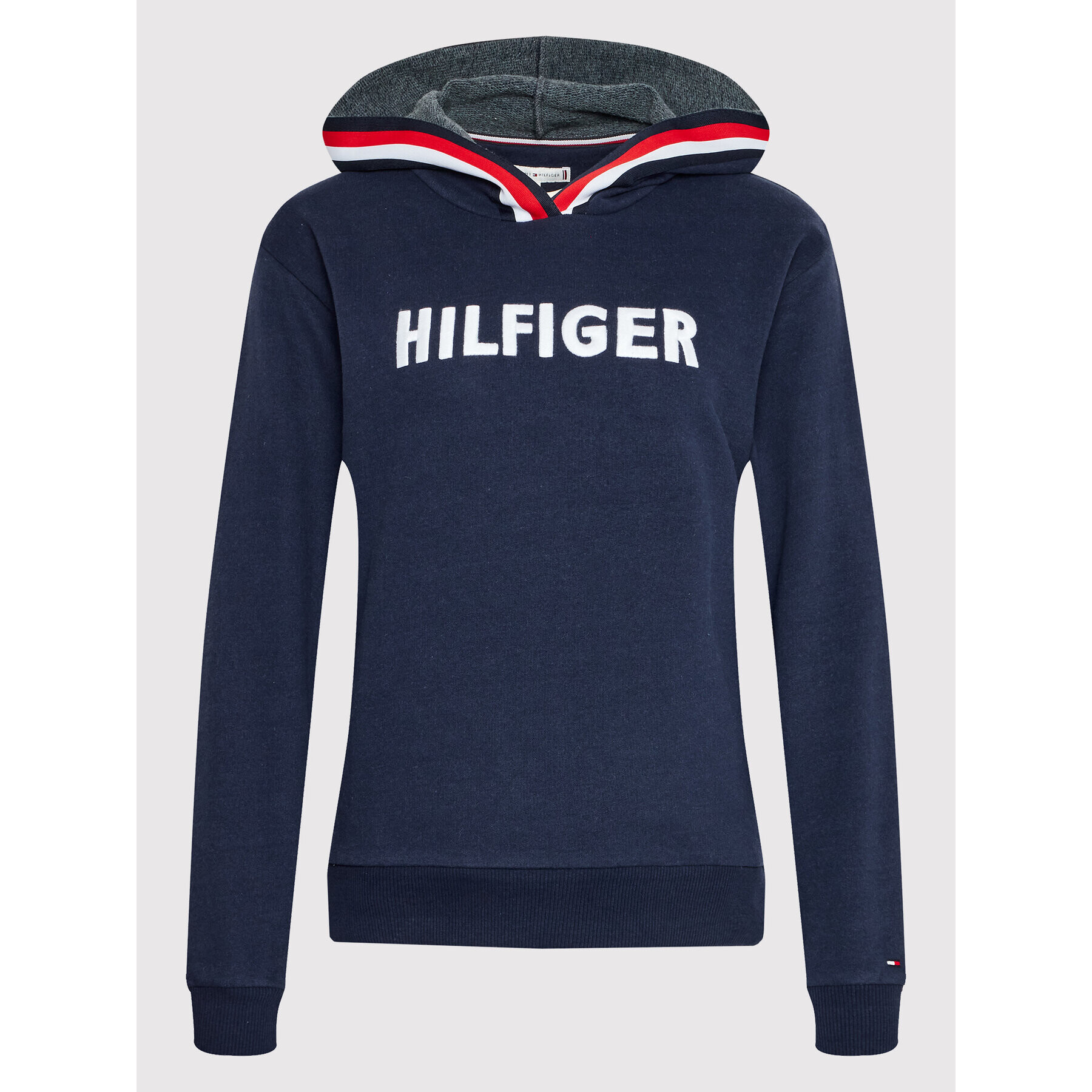 Tommy Hilfiger Суитшърт Hw Knit UW0UW03592 Тъмносин Regular Fit - Pepit.bg