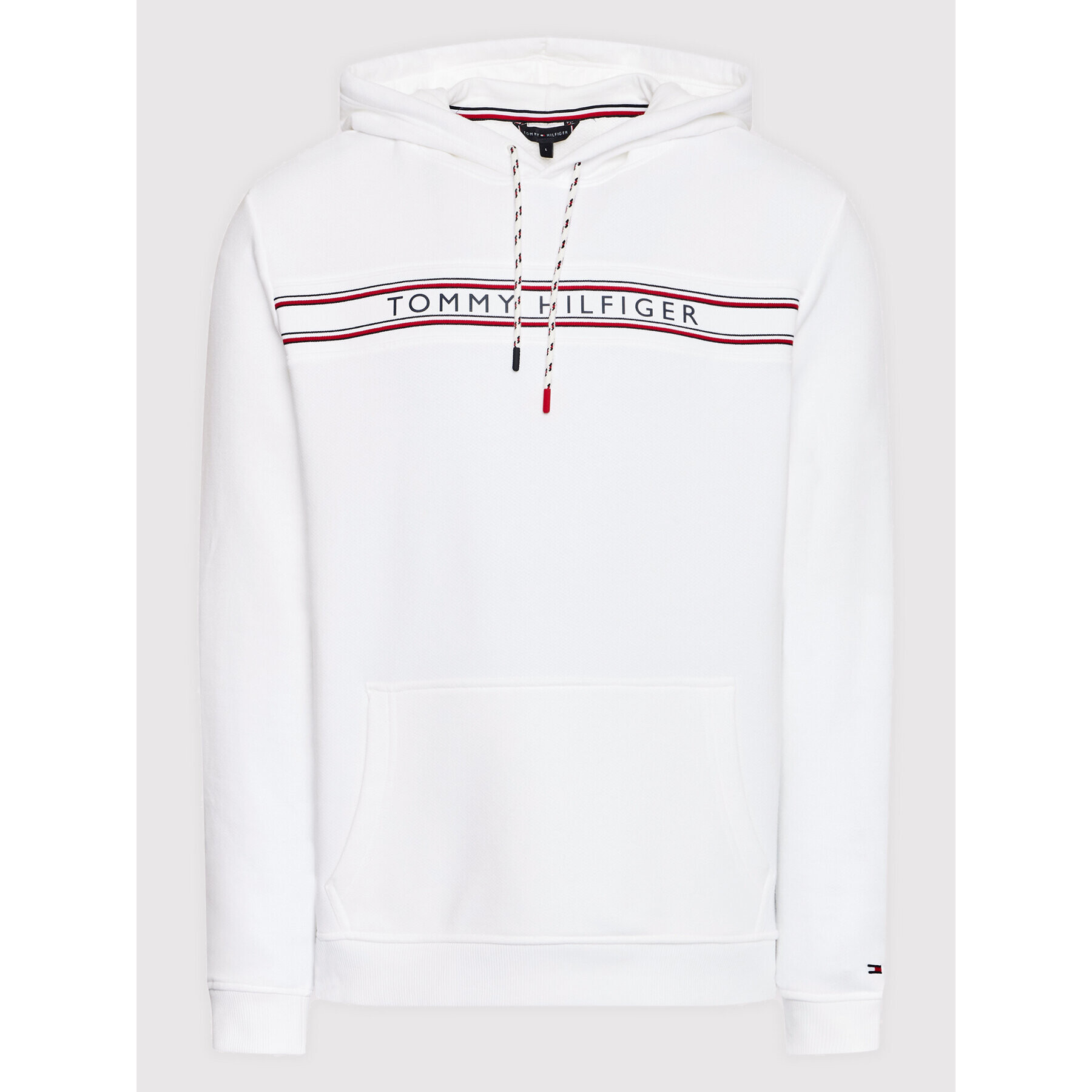 Tommy Hilfiger Суитшърт Hwk Oh UM0UM02427 Бял Regular Fit - Pepit.bg