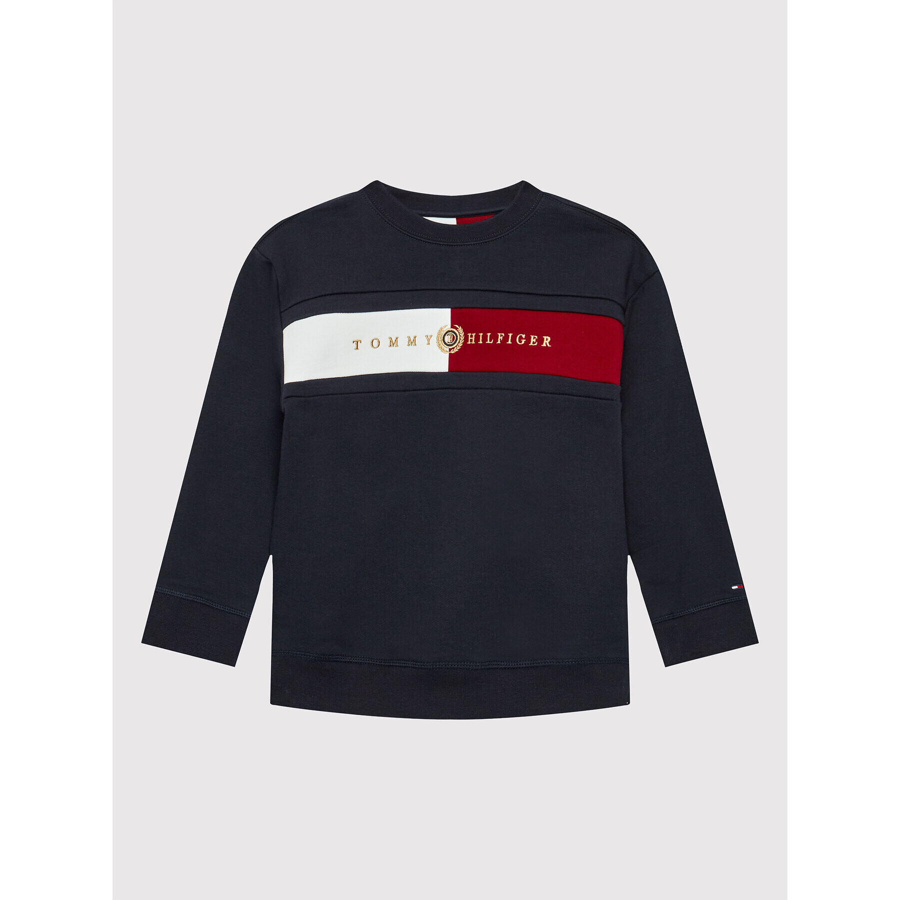 Tommy Hilfiger Суитшърт Icon Insert KB0KB07526 Тъмносин Regular Fit - Pepit.bg