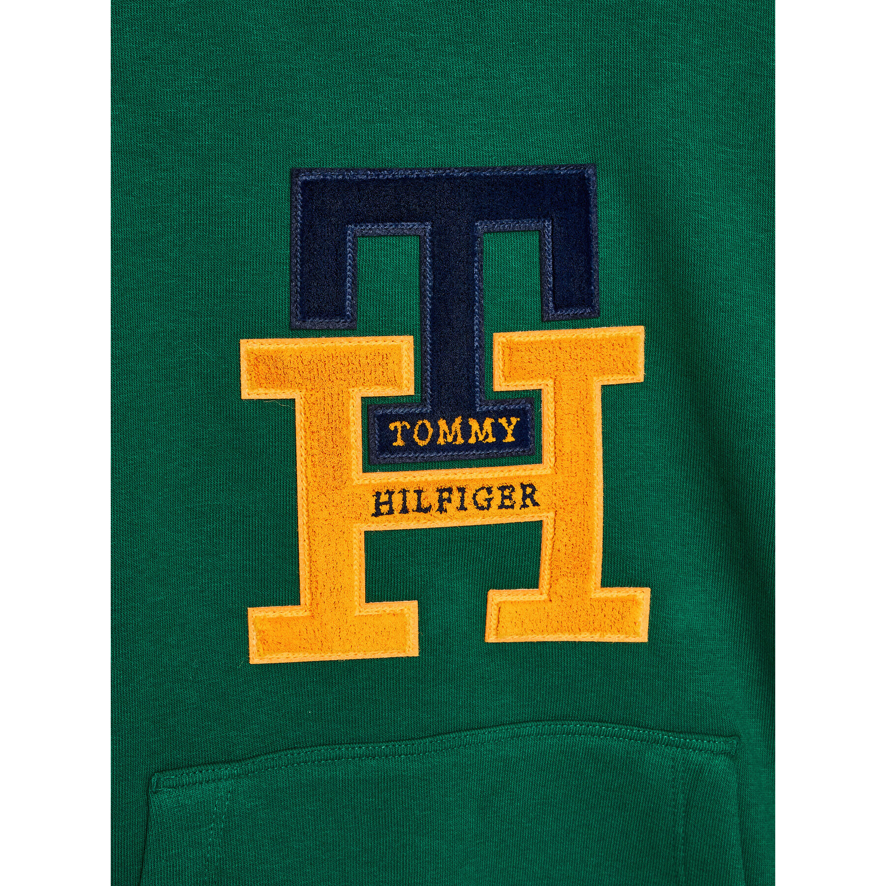 Tommy Hilfiger Суитшърт Icon Monogram KS0KS00312 D Зелен Regular Fit - Pepit.bg