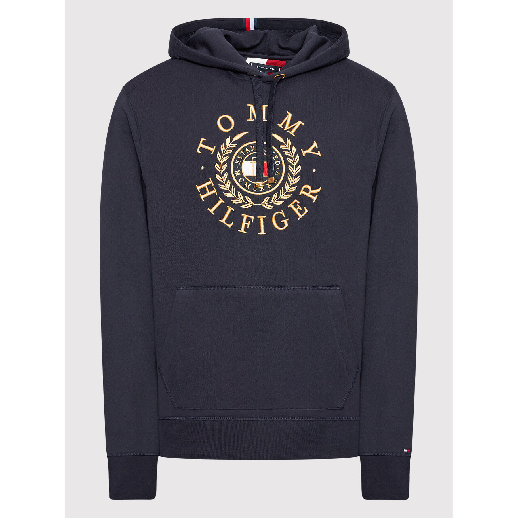 Tommy Hilfiger Суитшърт ICONS Roundall Graphic MW0MW24345 Тъмносин Regular Fit - Pepit.bg