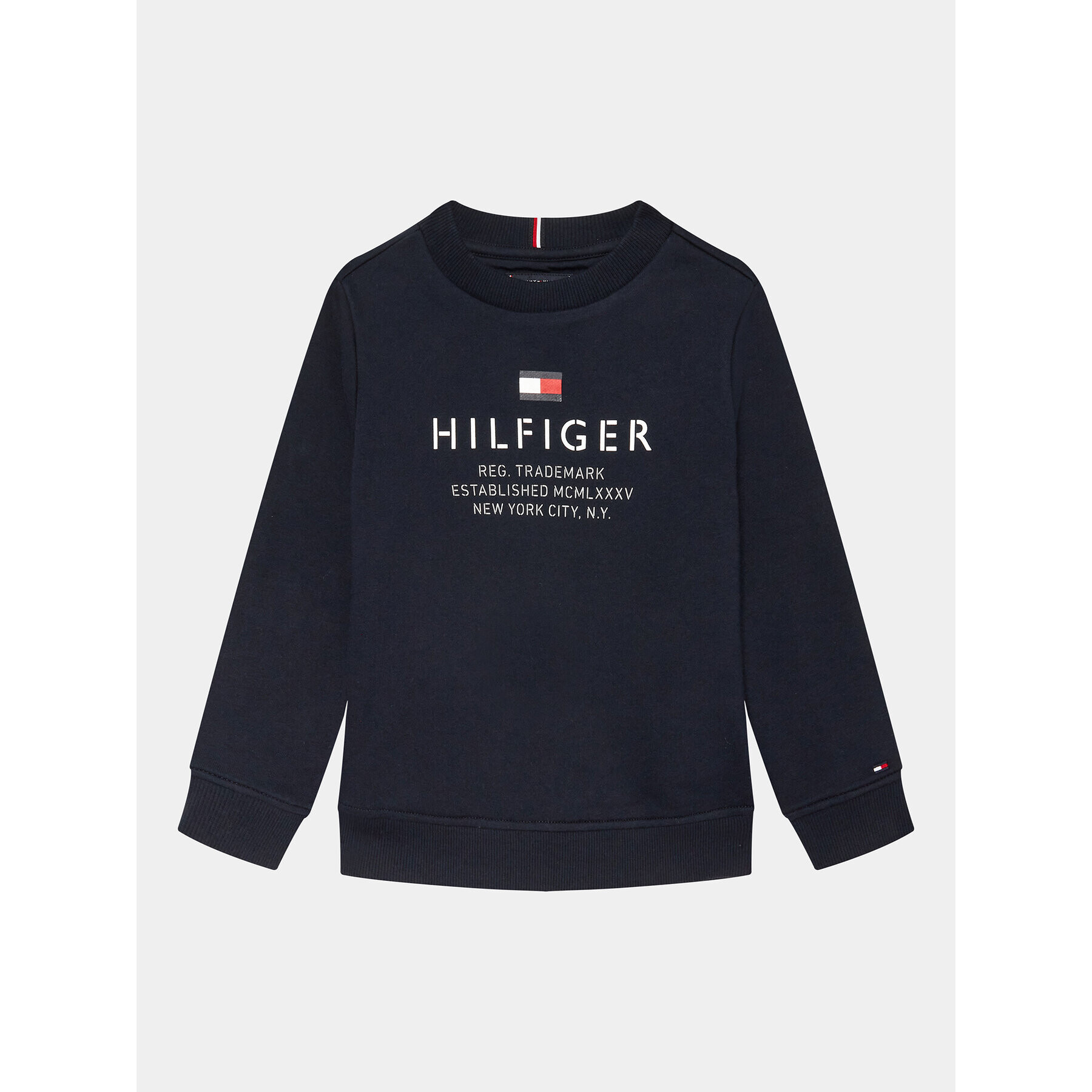 Tommy Hilfiger Суитшърт KB0KB08170 Тъмносин Regular Fit - Pepit.bg