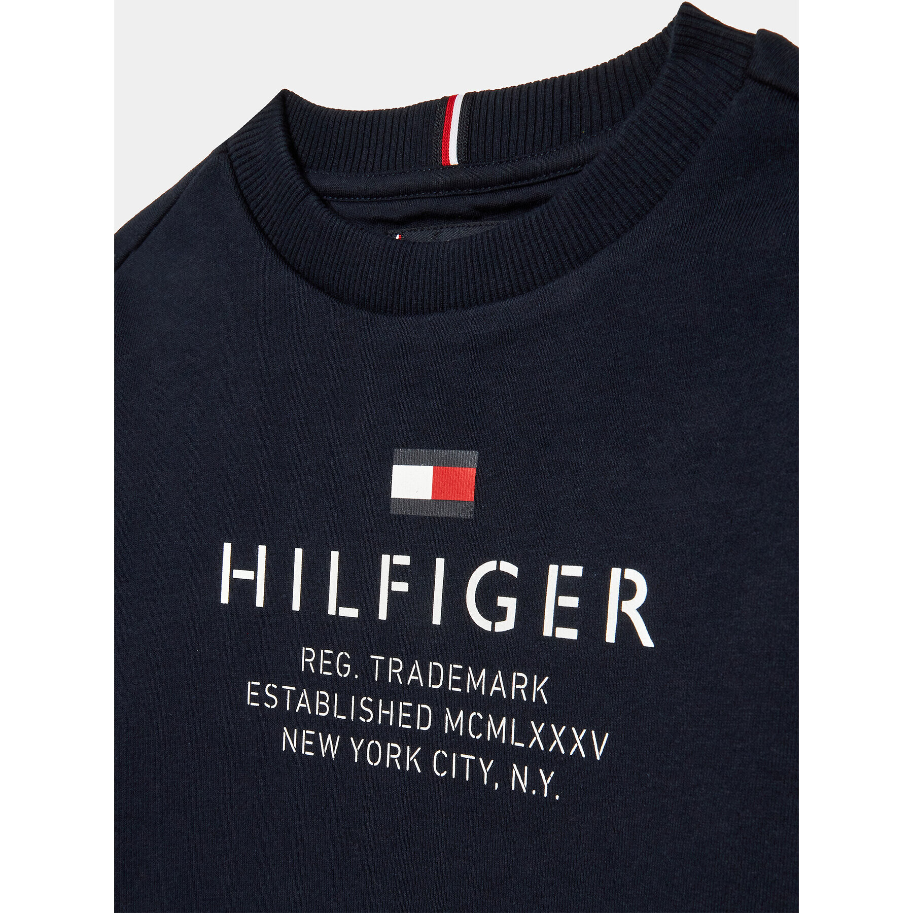 Tommy Hilfiger Суитшърт KB0KB08170 Тъмносин Regular Fit - Pepit.bg