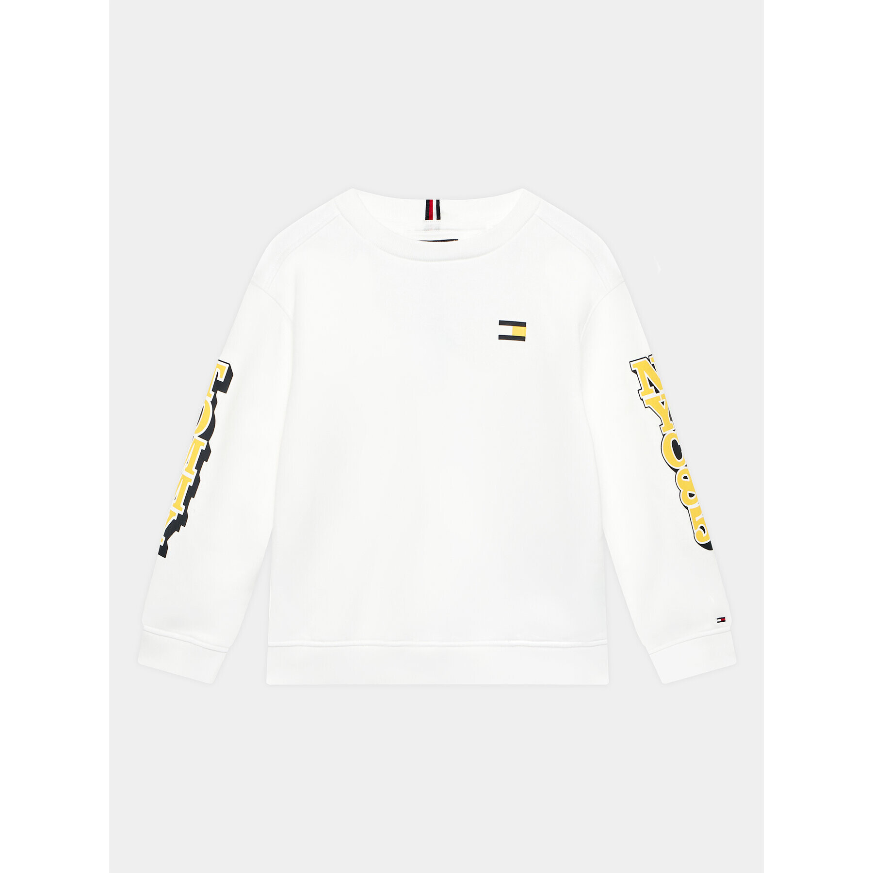 Tommy Hilfiger Суитшърт KB0KB08184 D Бял Regular Fit - Pepit.bg