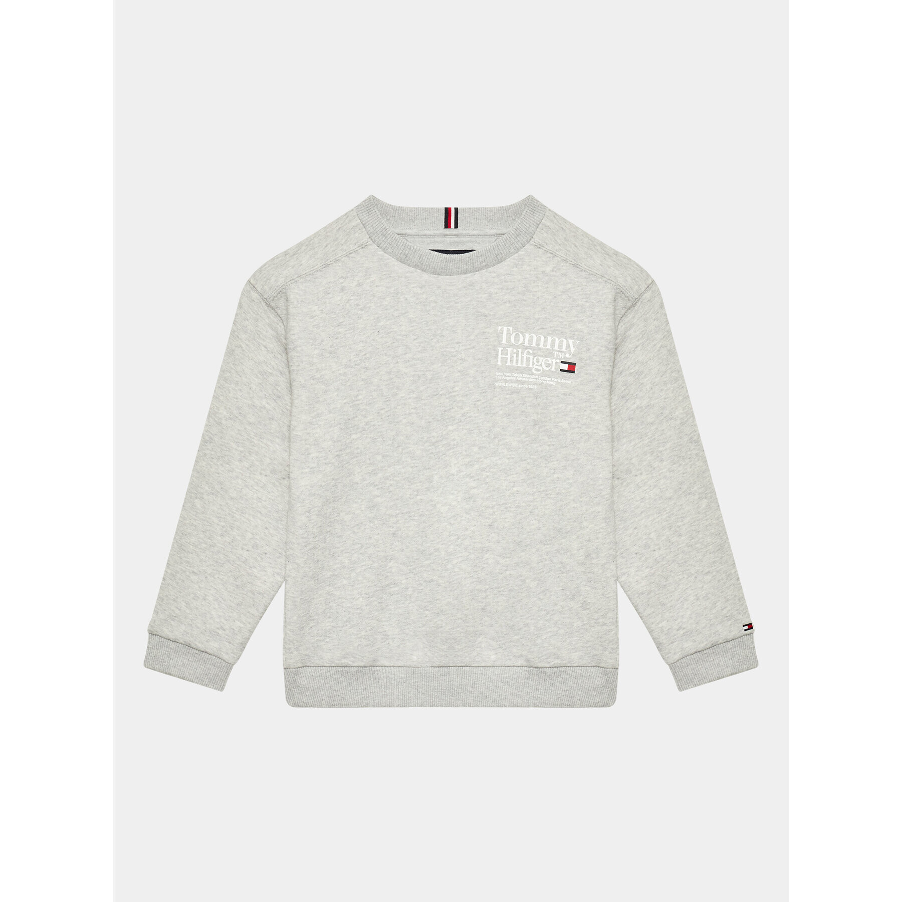 Tommy Hilfiger Суитшърт KB0KB08188 D Сив Regular Fit - Pepit.bg