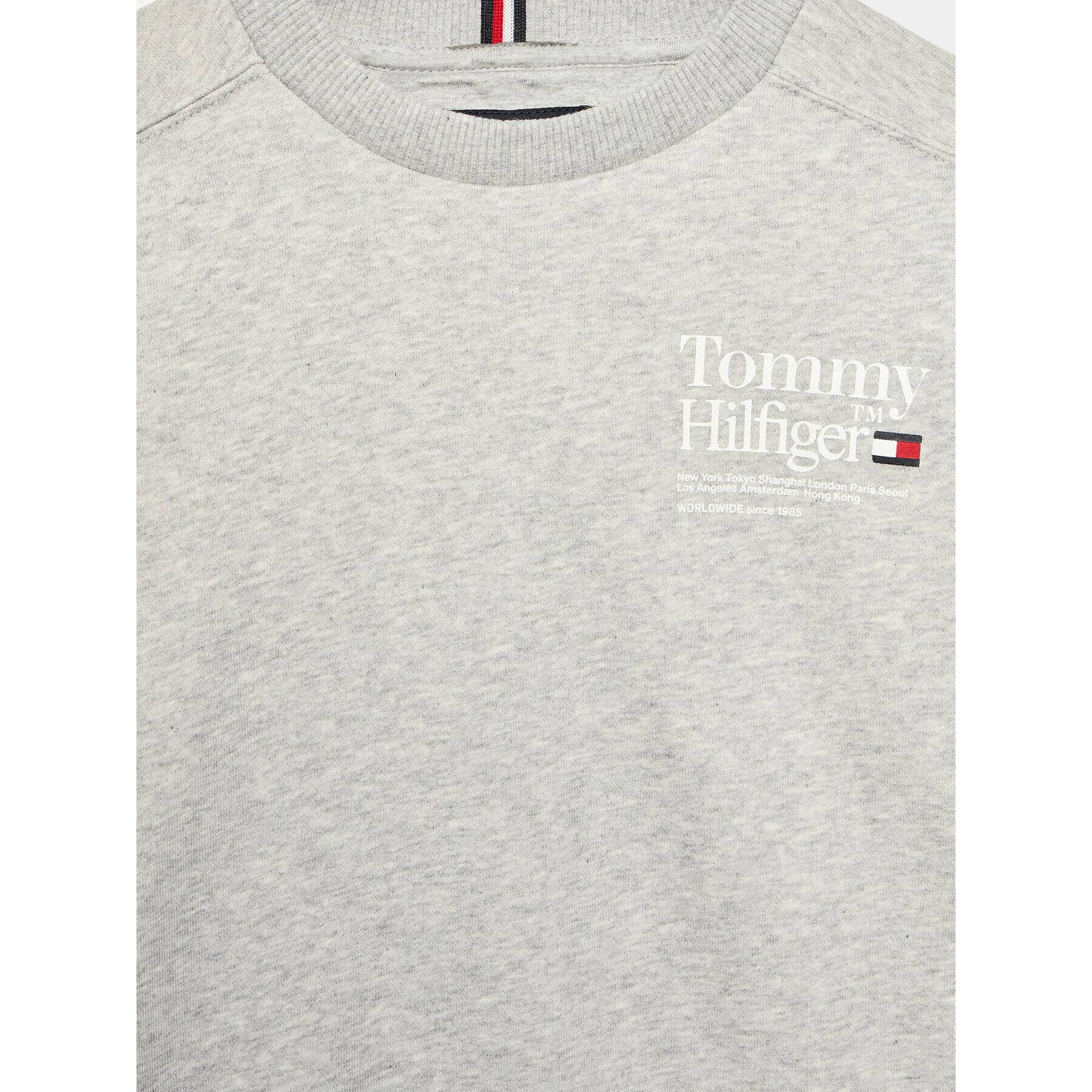 Tommy Hilfiger Суитшърт KB0KB08188 D Сив Regular Fit - Pepit.bg