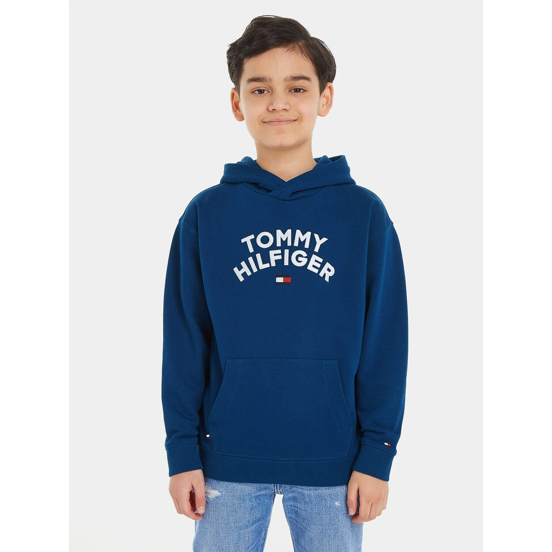 Tommy Hilfiger Суитшърт KB0KB08490 M Син Regular Fit - Pepit.bg