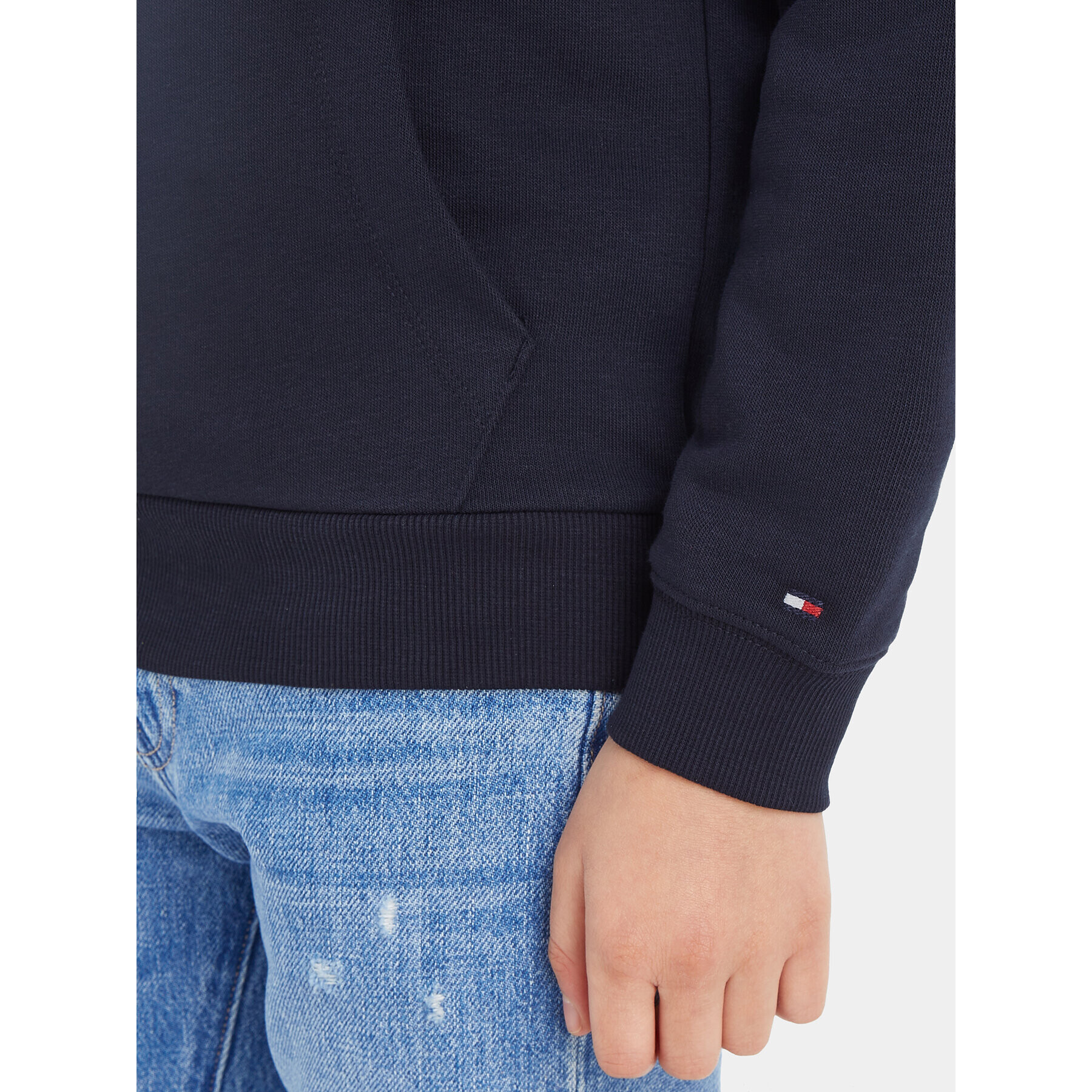 Tommy Hilfiger Суитшърт KB0KB08500 M Тъмносин Regular Fit - Pepit.bg