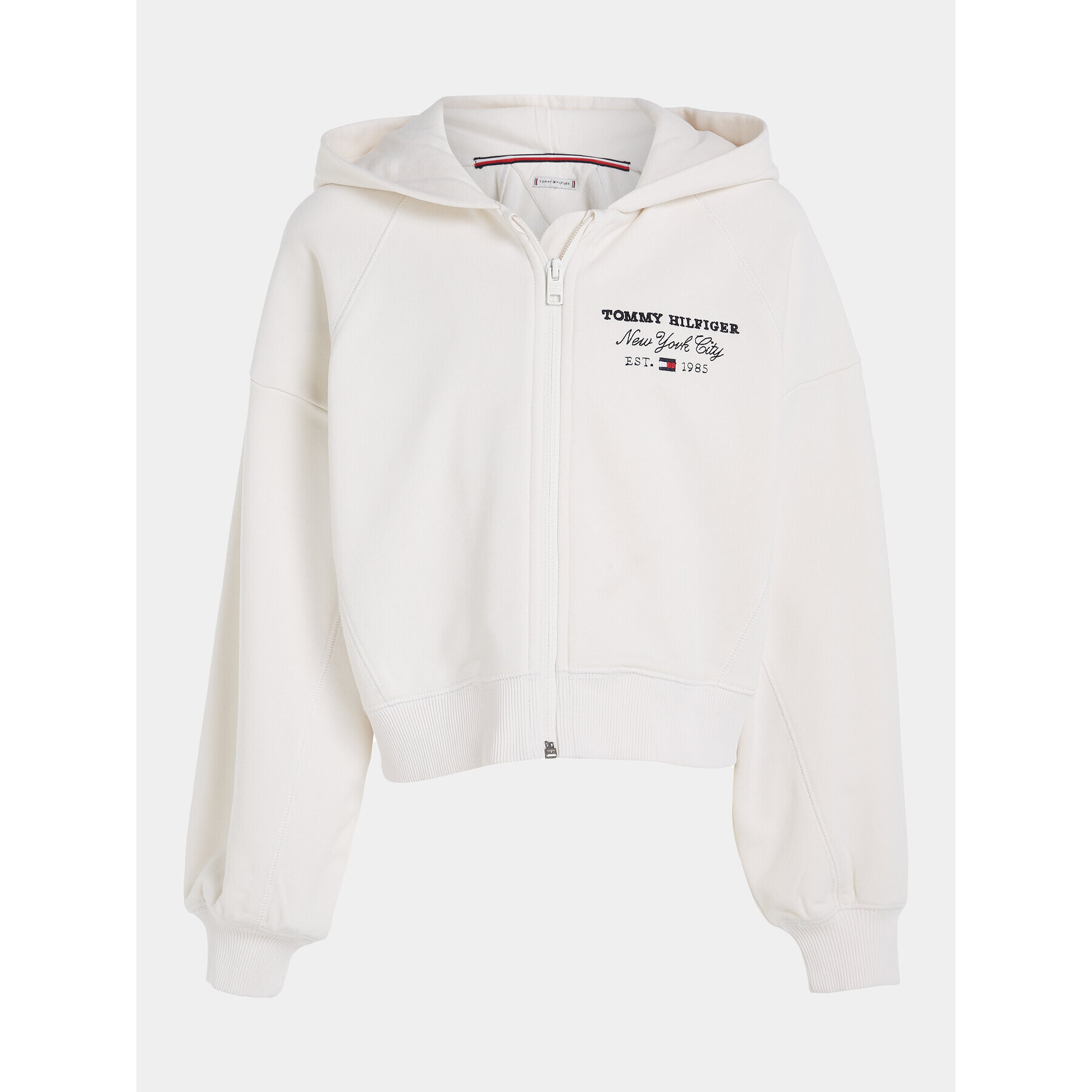 Tommy Hilfiger Суитшърт KG0KG07591 Бял Regular Fit - Pepit.bg