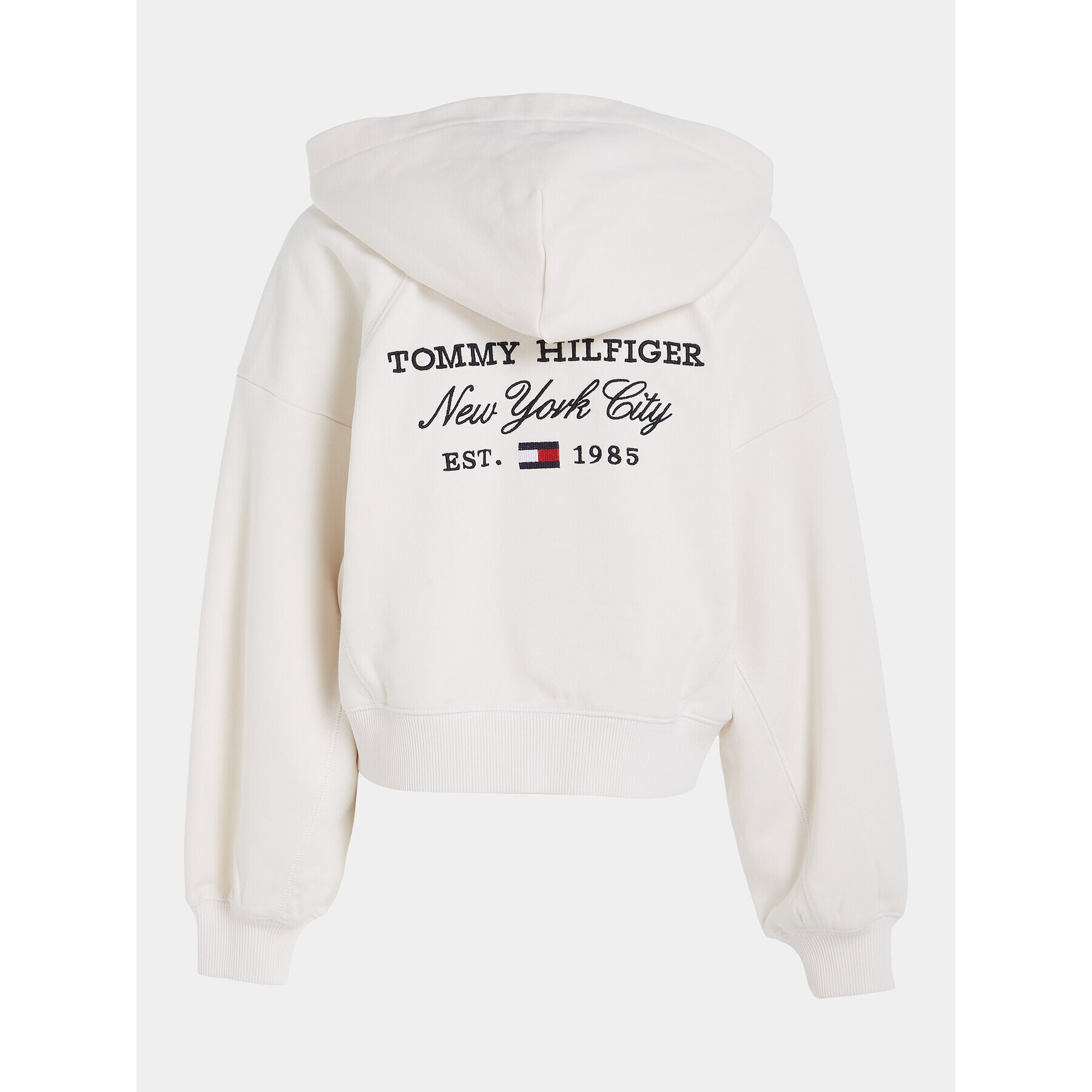 Tommy Hilfiger Суитшърт KG0KG07591 Бял Regular Fit - Pepit.bg