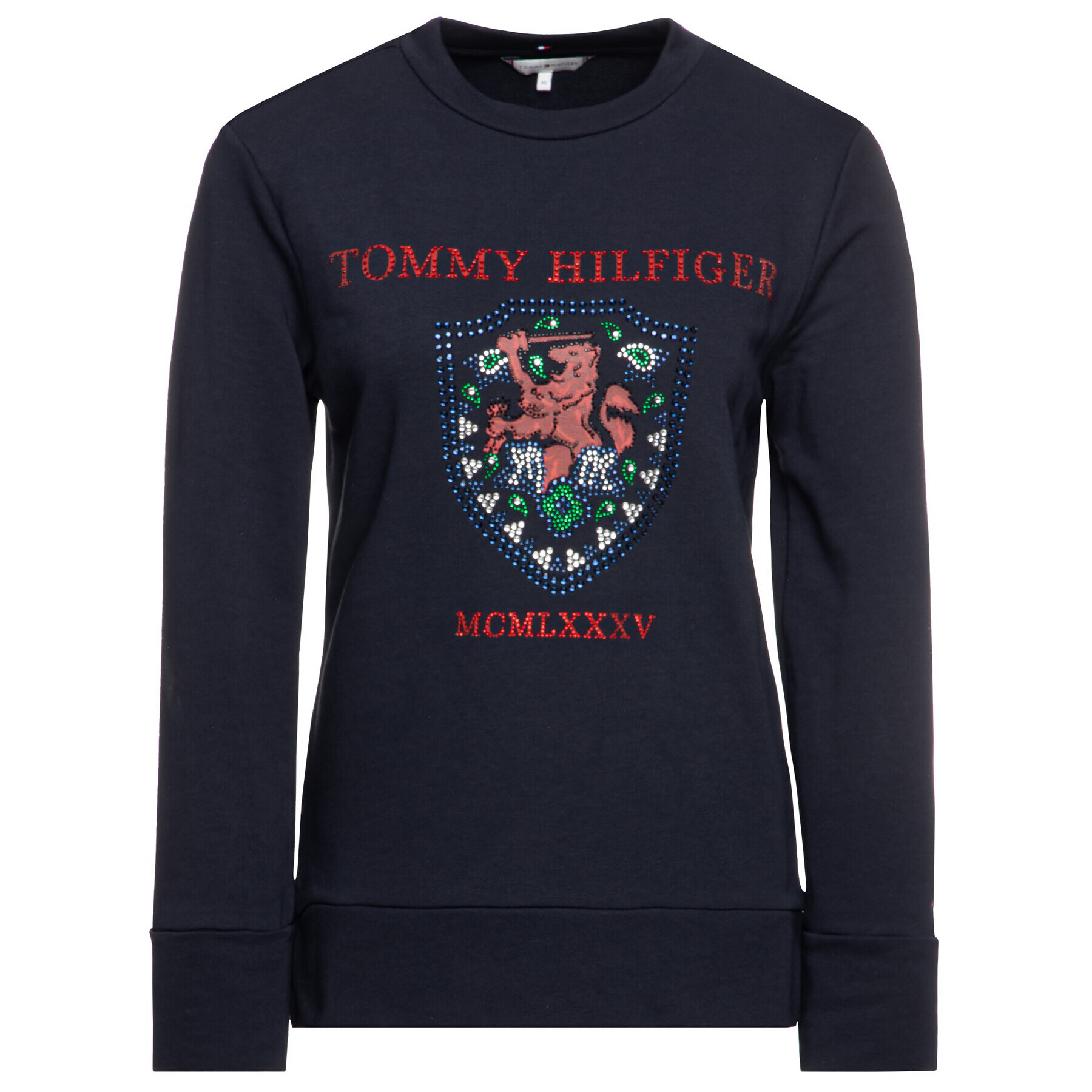 Tommy Hilfiger Суитшърт Kristal WW0WW25907 Тъмносин Regular Fit - Pepit.bg