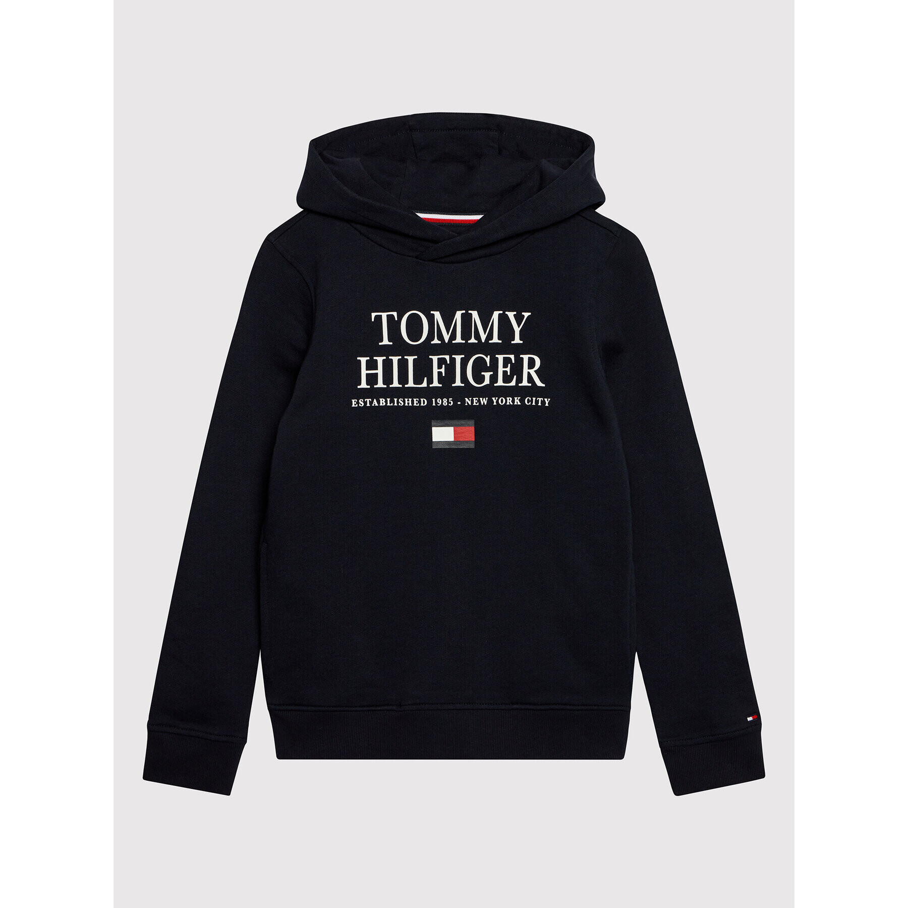 Tommy Hilfiger Суитшърт Logo KB0KB07027 D Тъмносин Regular Fit - Pepit.bg