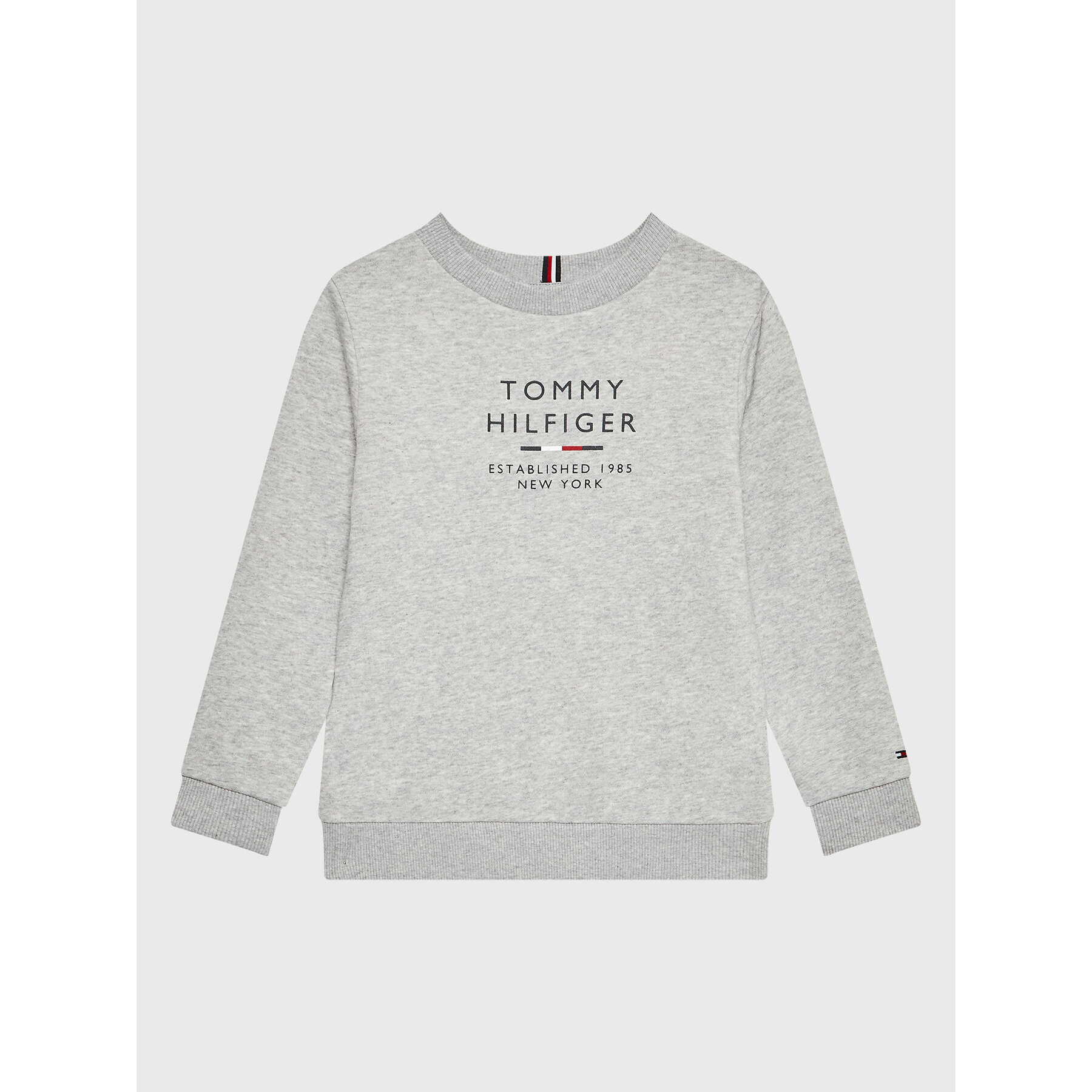 Tommy Hilfiger Суитшърт Logo KB0KB07960 D Сив Regular Fit - Pepit.bg