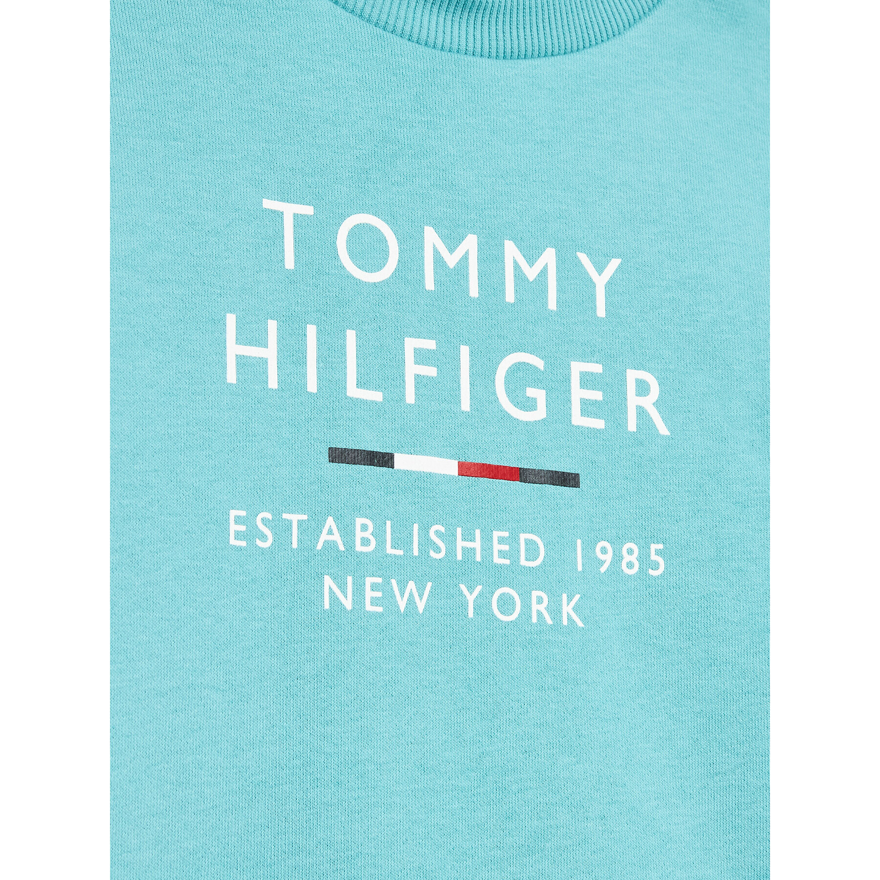 Tommy Hilfiger Суитшърт Logo KB0KB07960 D Зелен Regular Fit - Pepit.bg