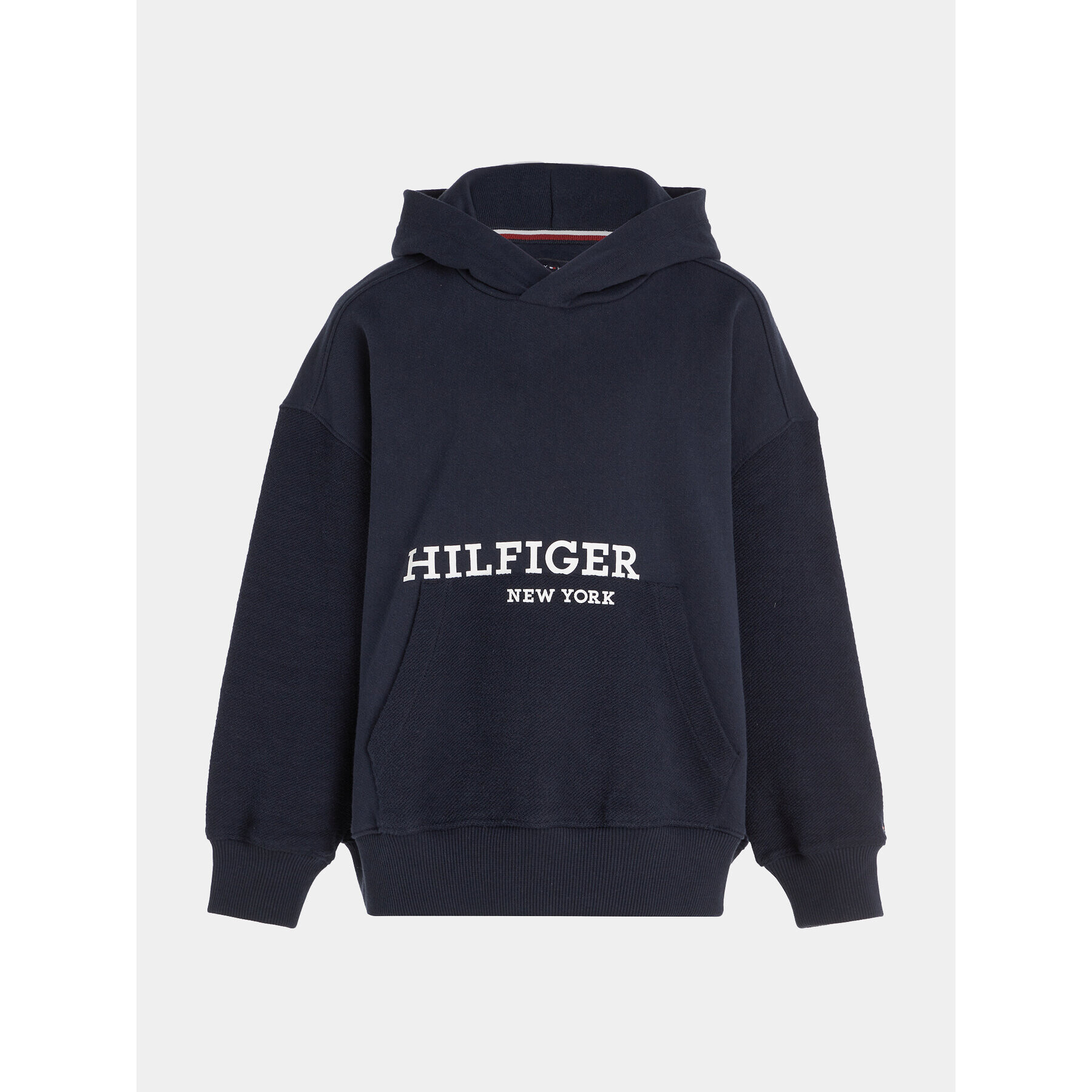 Tommy Hilfiger Суитшърт Logo KB0KB08298 M Тъмносин Regular Fit - Pepit.bg