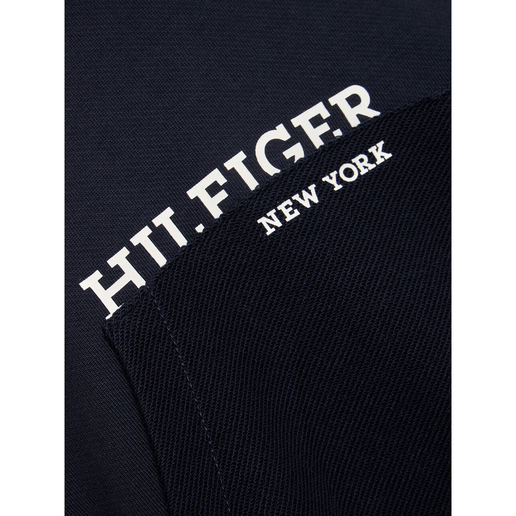 Tommy Hilfiger Суитшърт Logo KB0KB08298 M Тъмносин Regular Fit - Pepit.bg