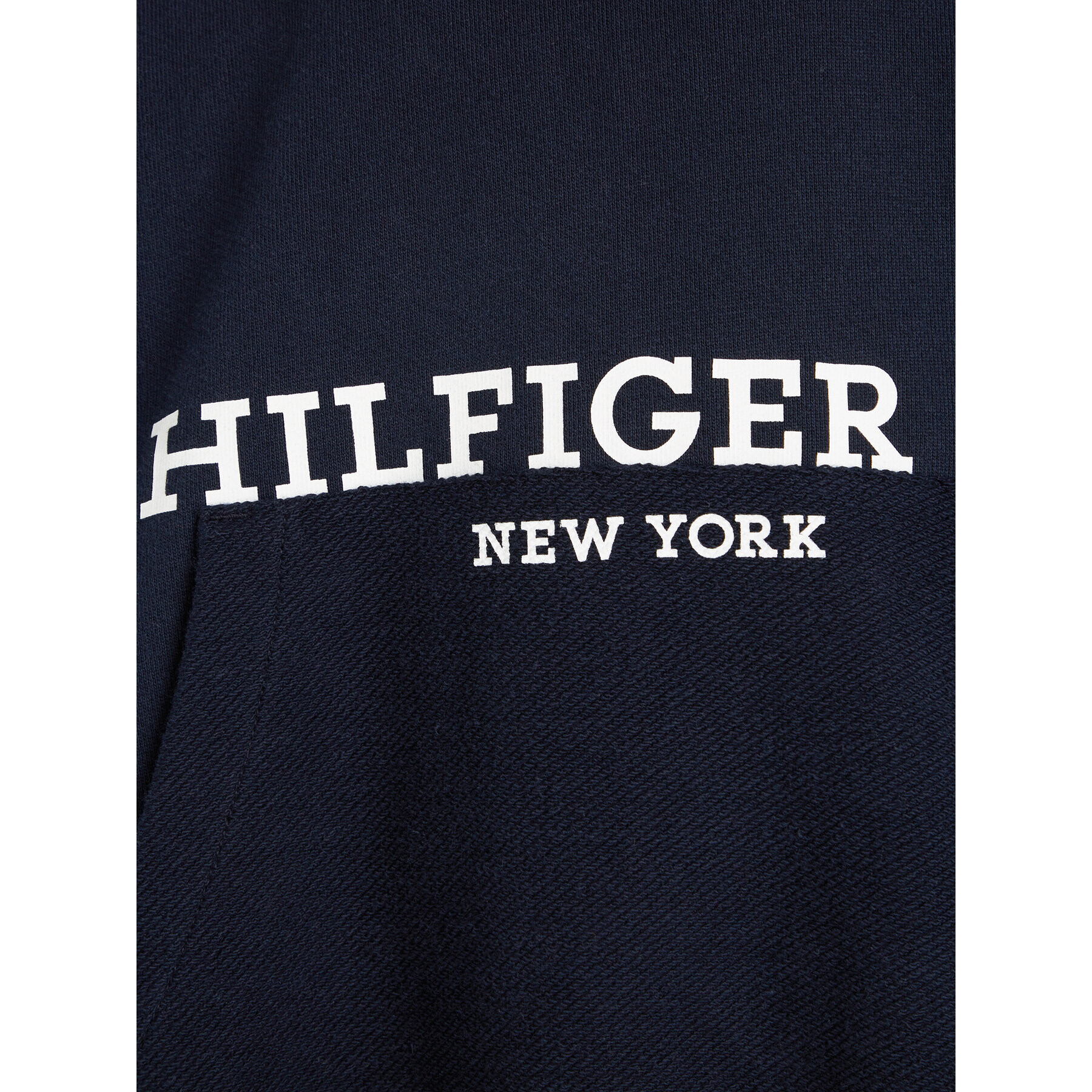 Tommy Hilfiger Суитшърт Logo KB0KB08298 M Тъмносин Regular Fit - Pepit.bg