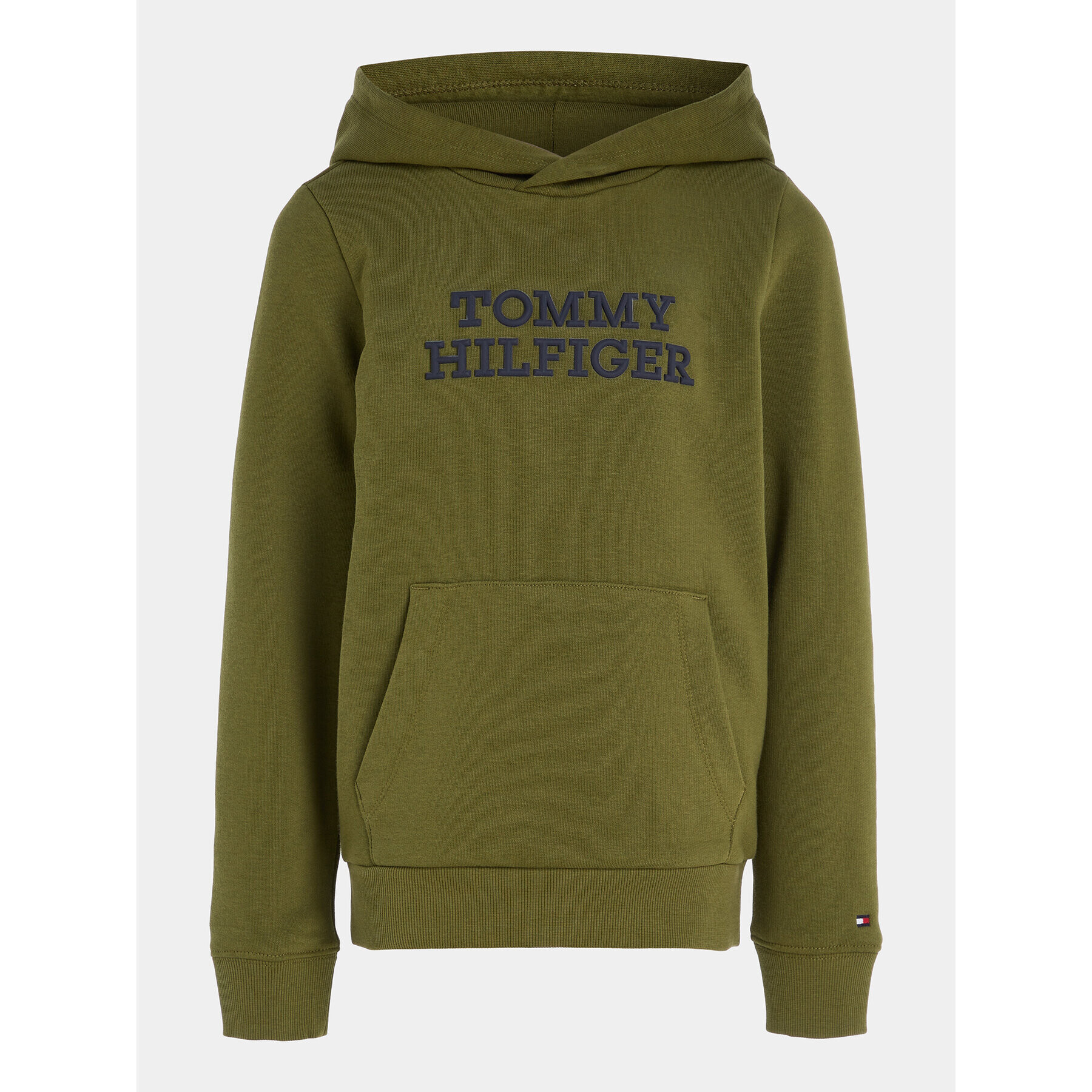 Tommy Hilfiger Суитшърт Logo KB0KB08500 M Зелен Regular Fit - Pepit.bg