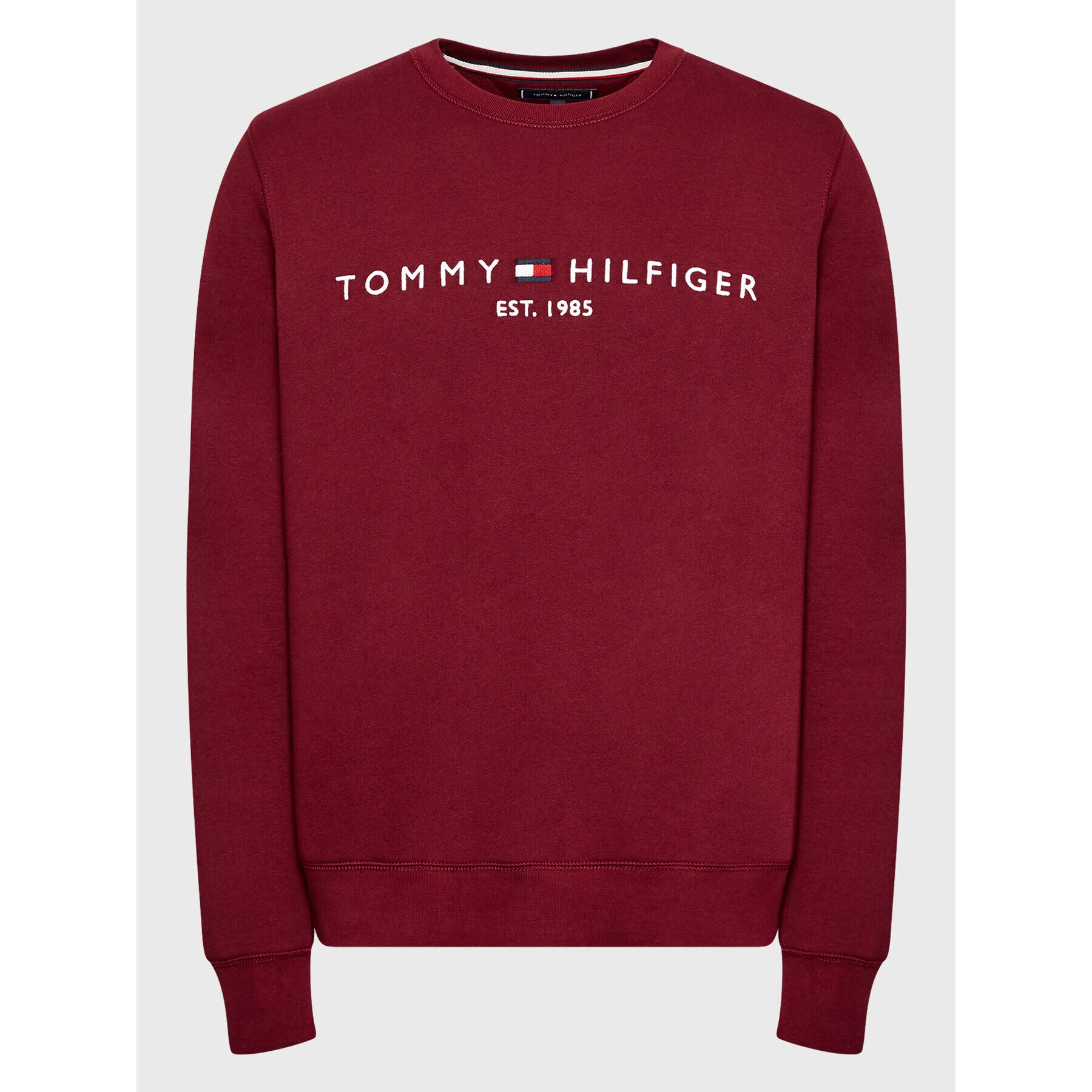 Tommy Hilfiger Суитшърт Logo MW0MW11596 Бордо Regular Fit - Pepit.bg