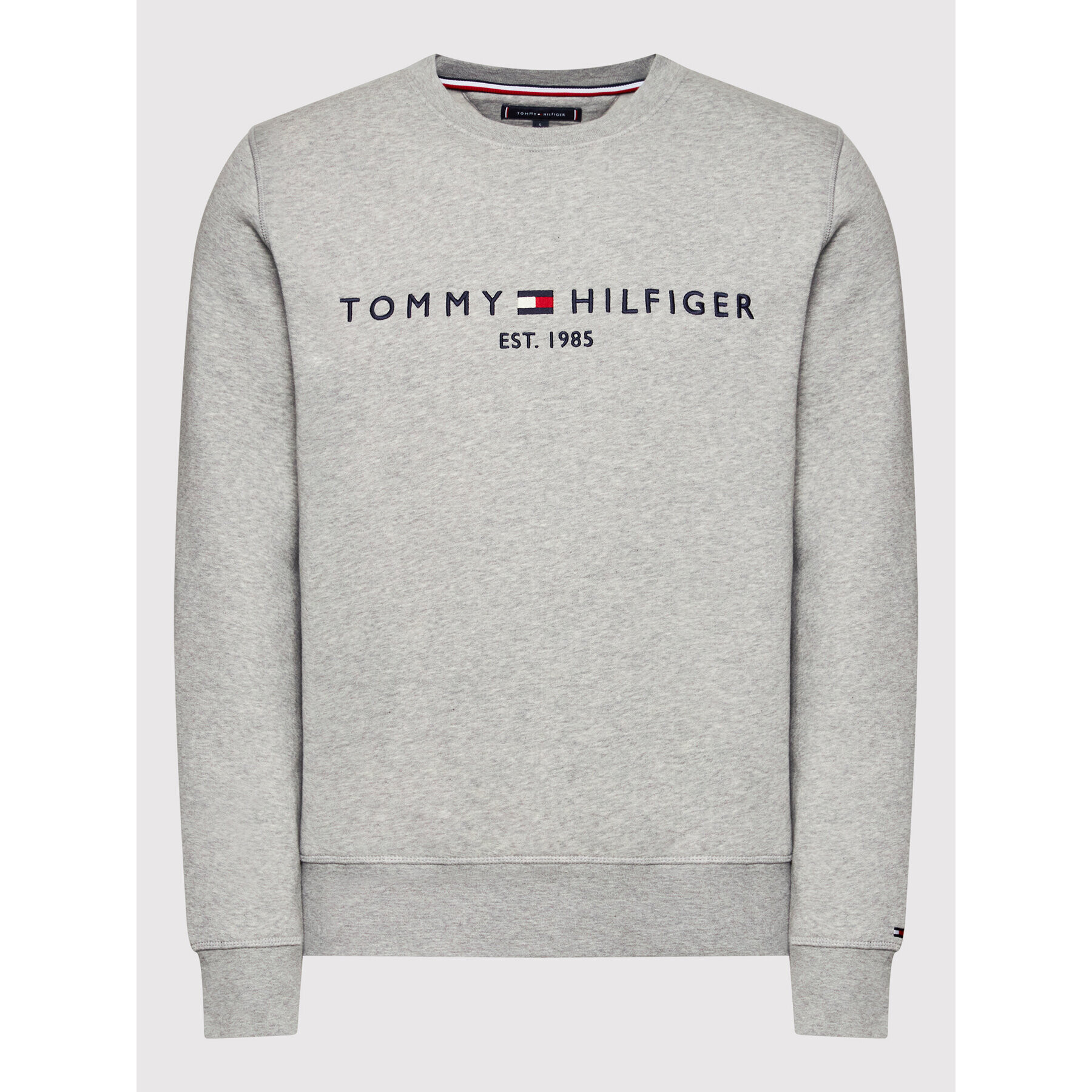 Tommy Hilfiger Суитшърт Logo MW0MW11596 Сив Regular Fit - Pepit.bg