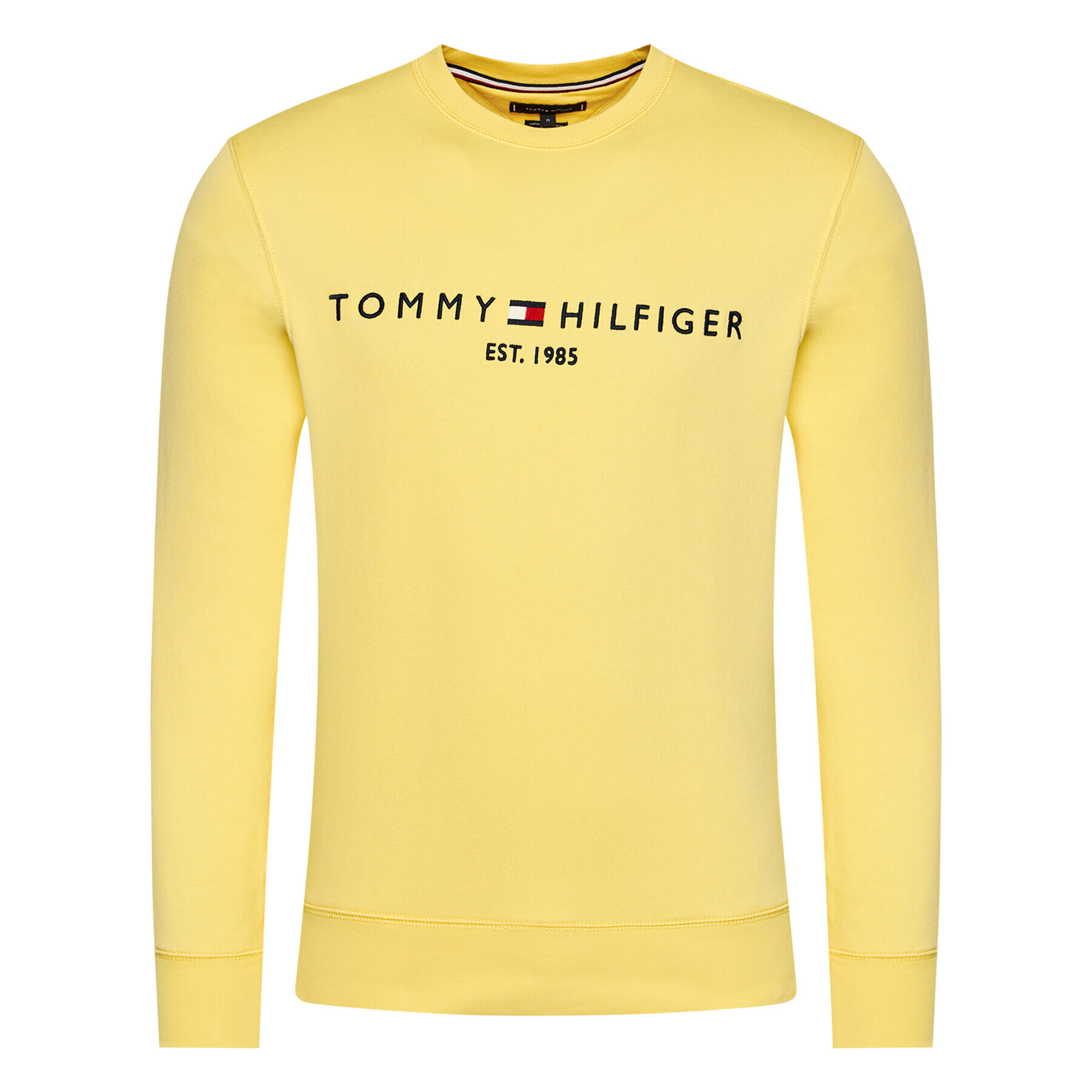 Tommy Hilfiger Суитшърт Logo MW0MW11596 Жълт Regular Fit - Pepit.bg