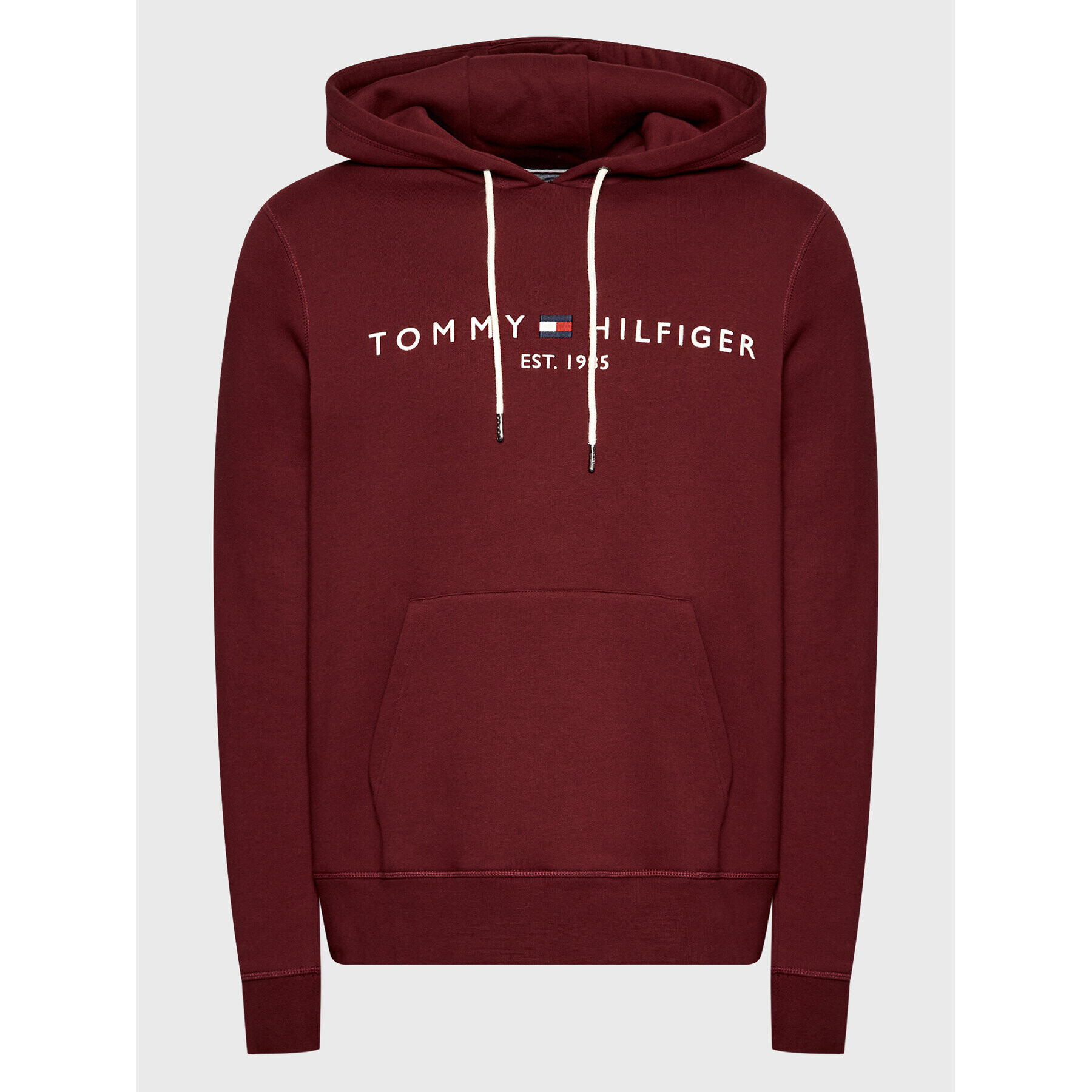 Tommy Hilfiger Суитшърт Logo MW0MW11599 Бордо Regular Fit - Pepit.bg