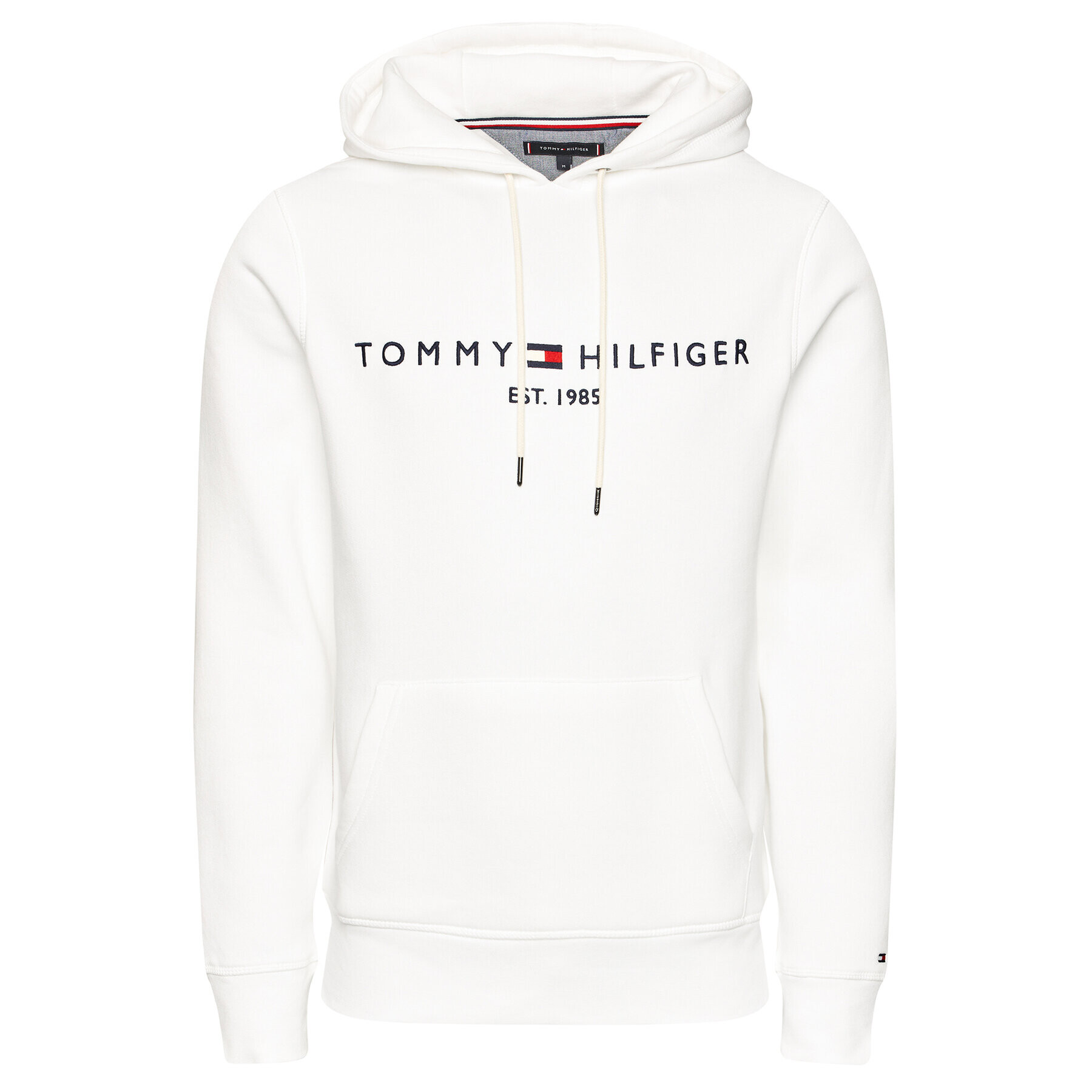 Tommy Hilfiger Суитшърт Logo MW0MW11599 Бял Regular Fit - Pepit.bg