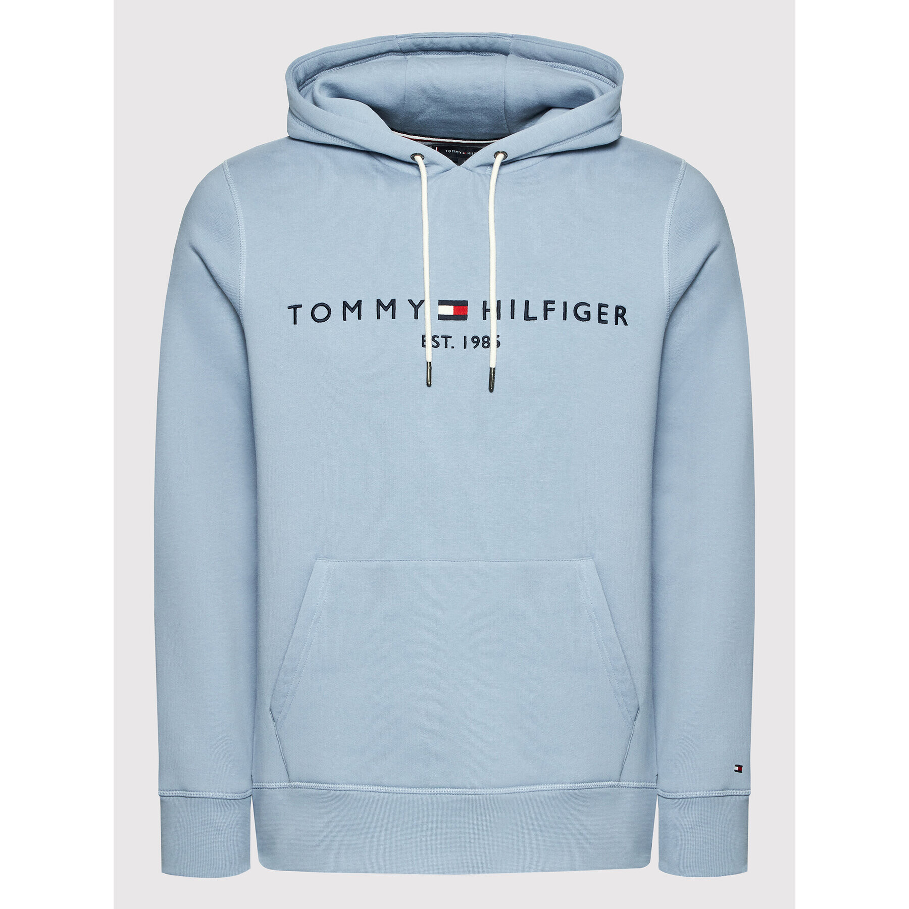 Tommy Hilfiger Суитшърт Logo MW0MW11599 Син Regular Fit - Pepit.bg