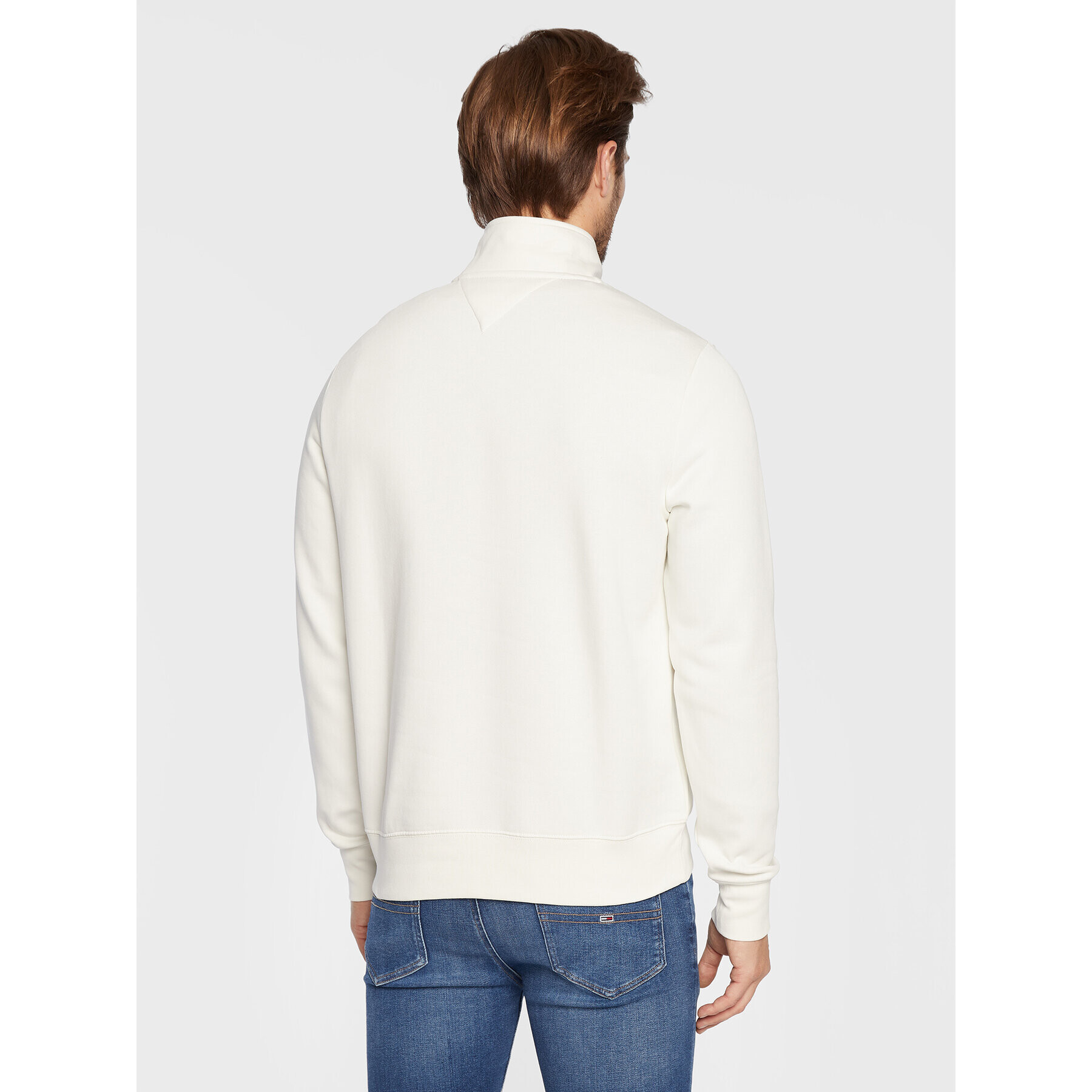 Tommy Hilfiger Суитшърт Logo MW0MW20954 Бял Regular Fit - Pepit.bg