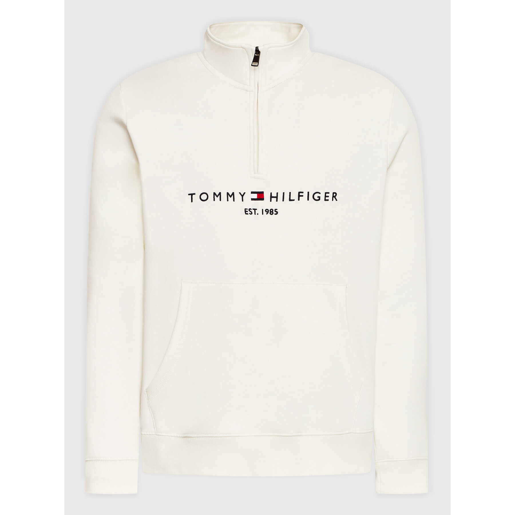 Tommy Hilfiger Суитшърт Logo MW0MW20954 Бял Regular Fit - Pepit.bg