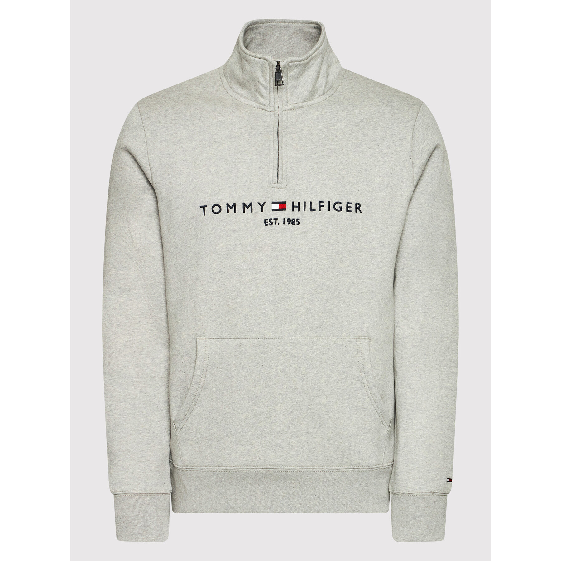 Tommy Hilfiger Суитшърт Logo MW0MW20954 Сив Regular Fit - Pepit.bg