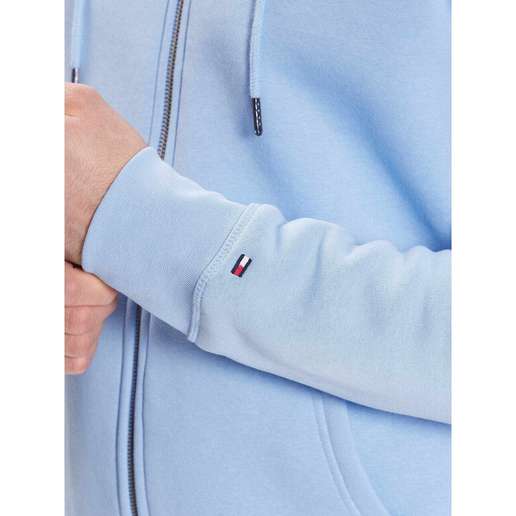 Tommy Hilfiger Суитшърт Logo MW0MW22197 Син Regular Fit - Pepit.bg
