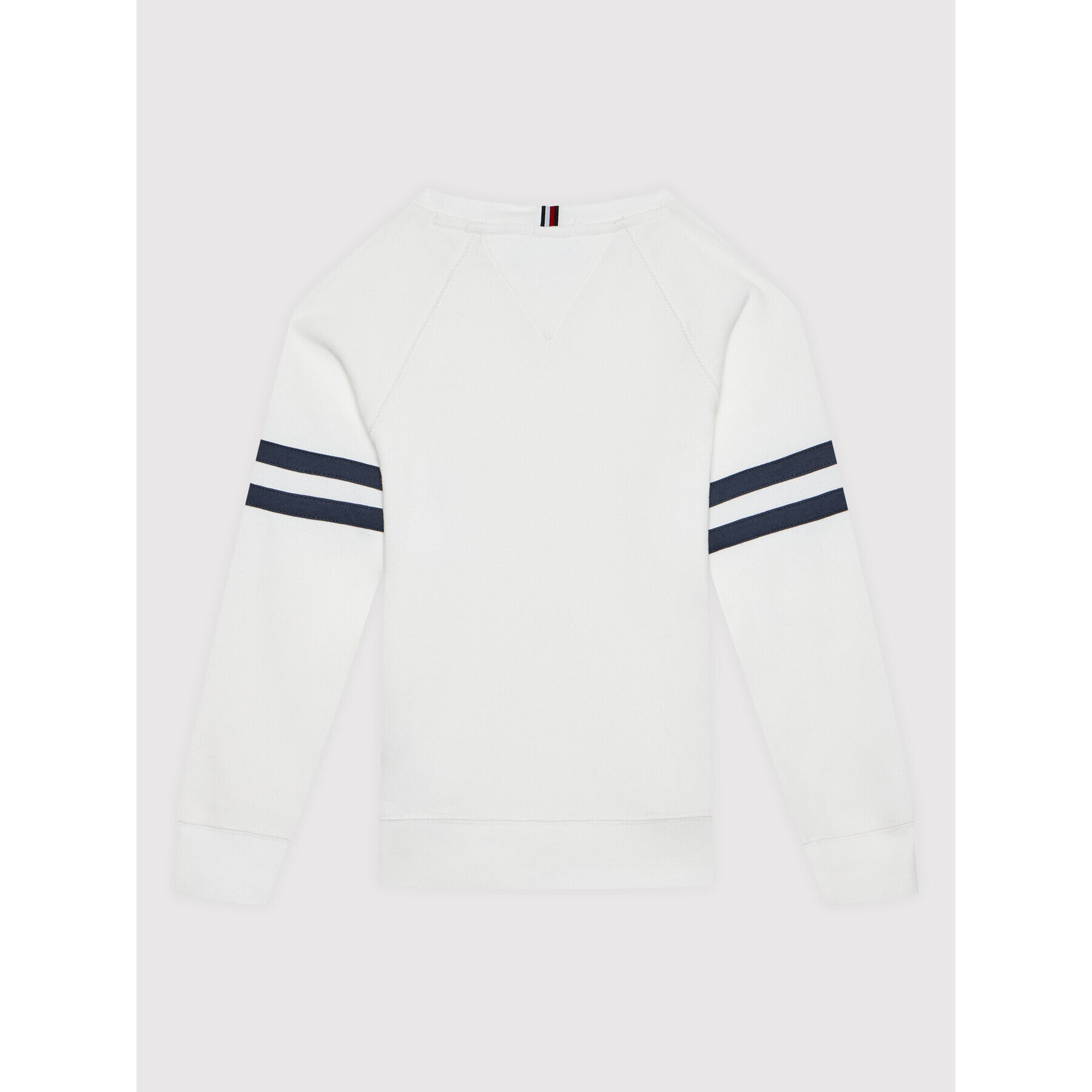 Tommy Hilfiger Суитшърт Mini Waffle KB0KB06883 D Бял Regular Fit - Pepit.bg